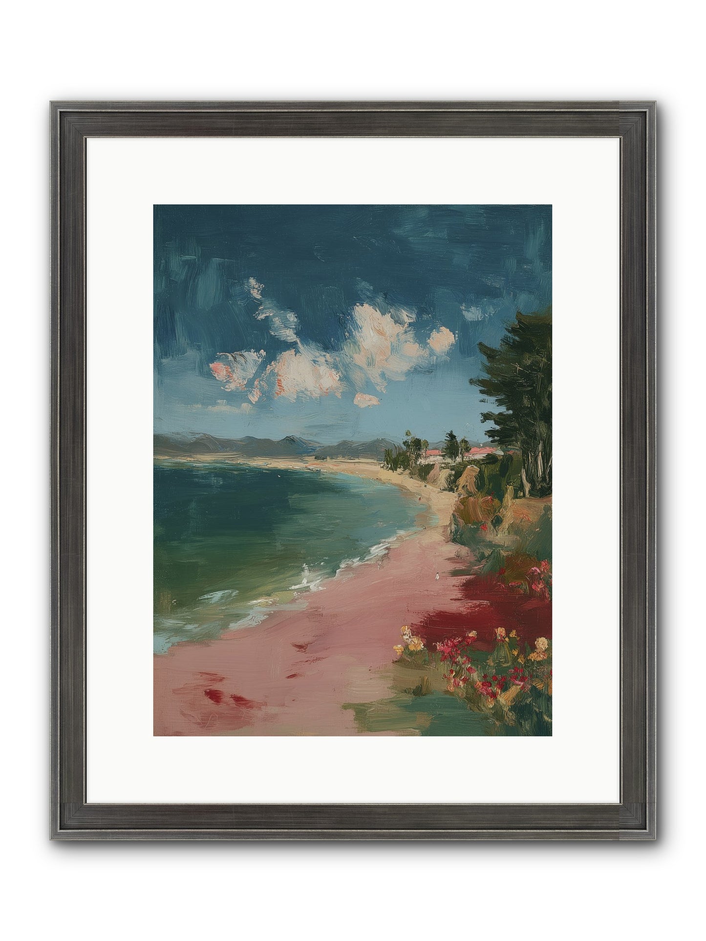 Renaissance Dreams Framed Print - Slimwoods Black/Silver 12x16