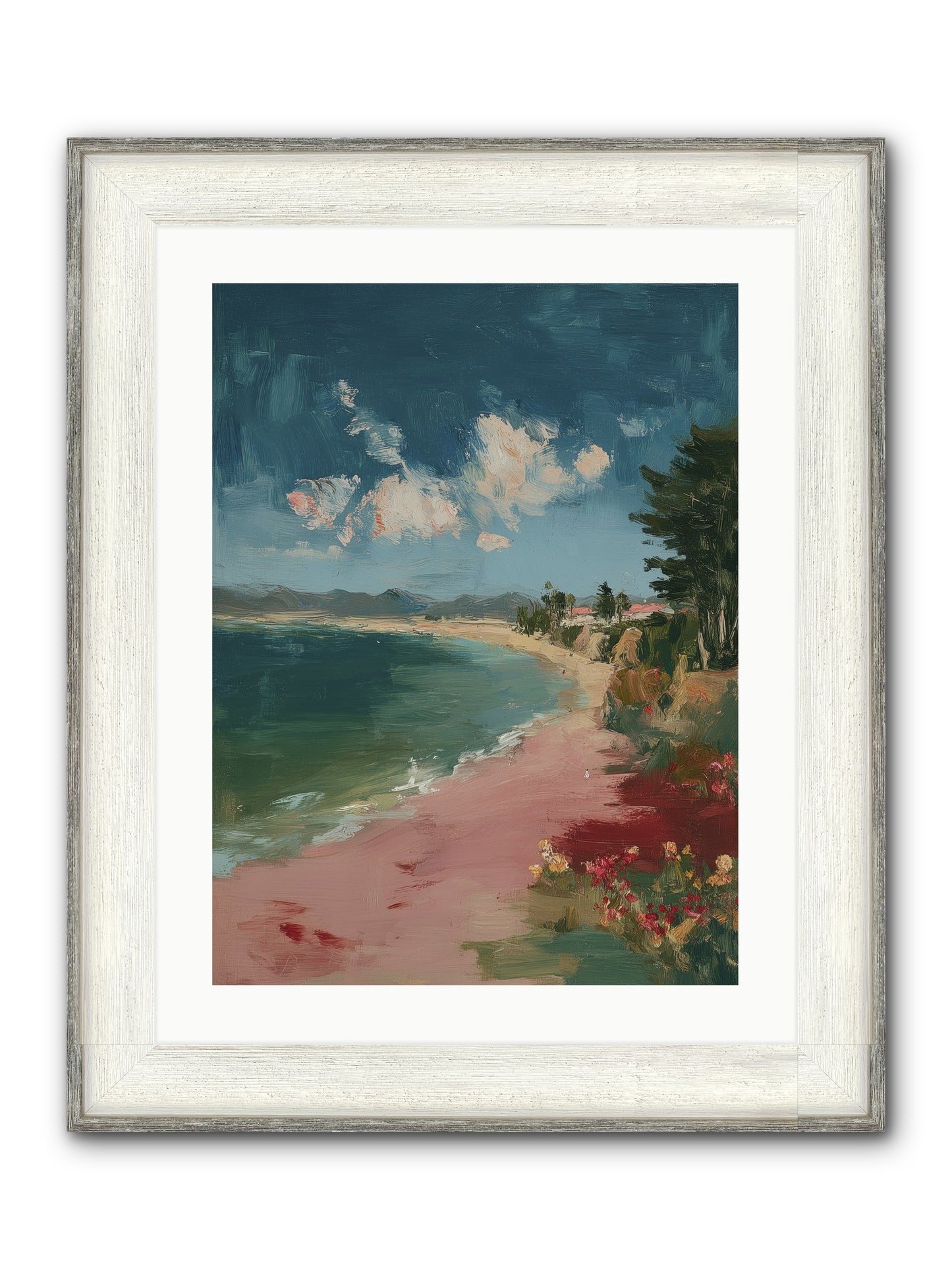 Renaissance Dreams Framed Print - Driftwood White 18x24