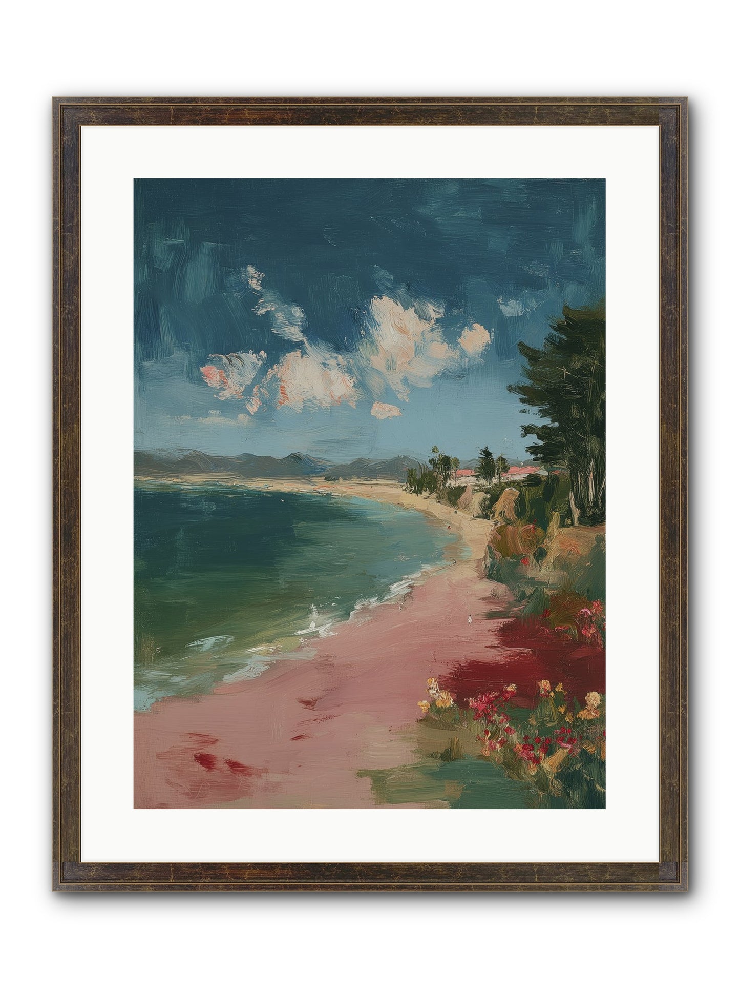 Renaissance Dreams Framed Print - Slimwoods Black/Gold 18x24