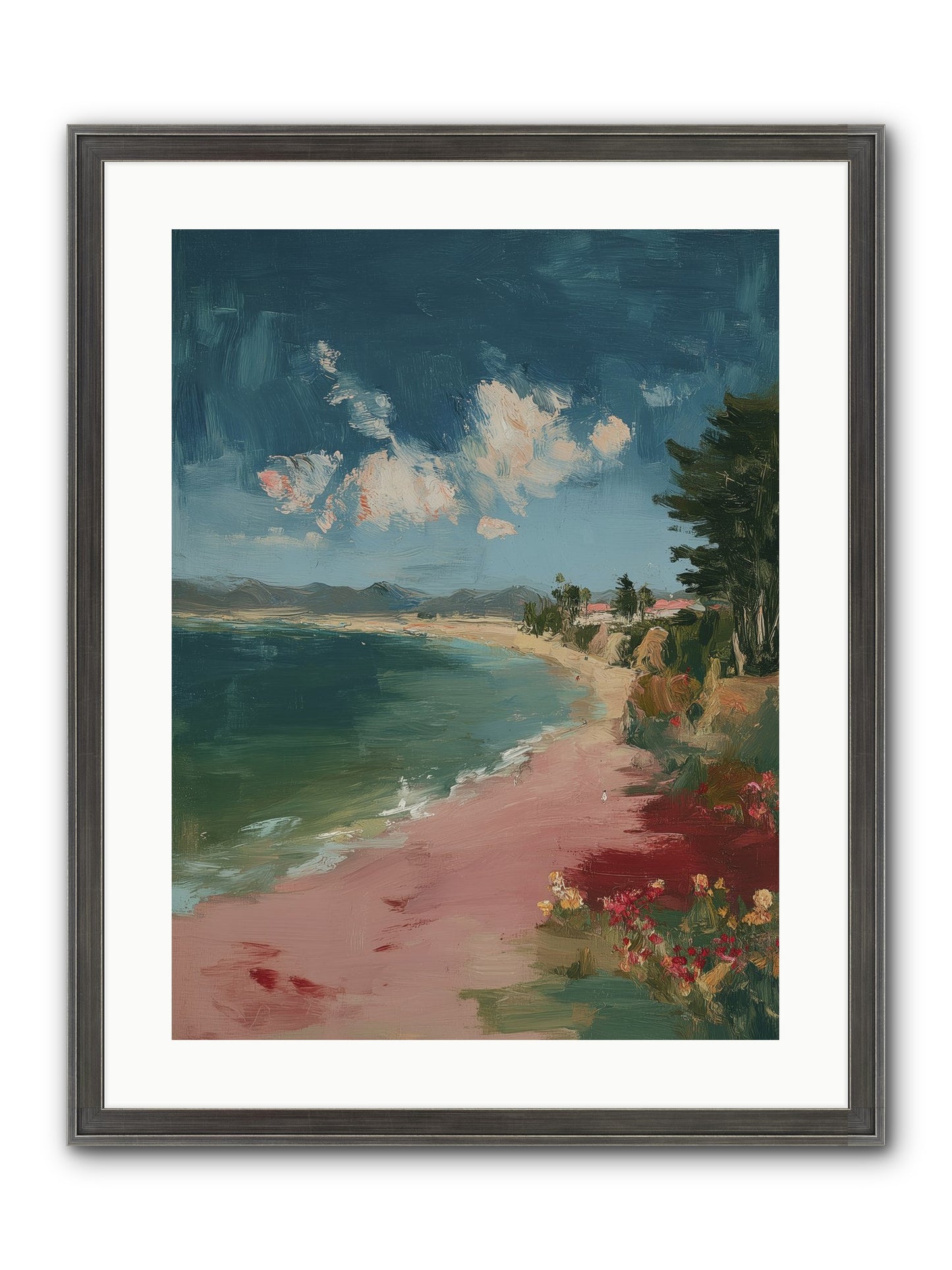 Renaissance Dreams Framed Print - Slimwoods Black/Silver 18x24