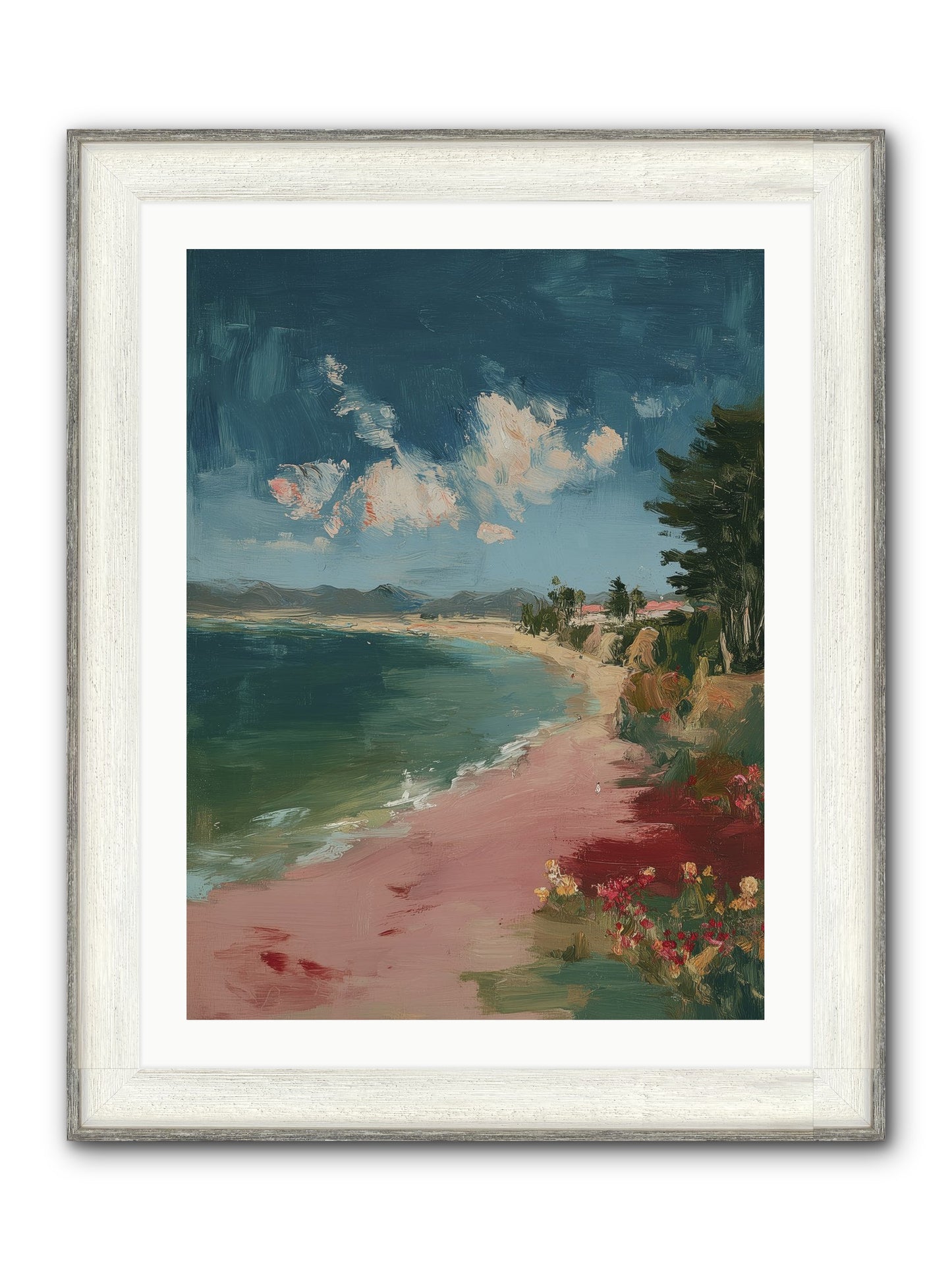 Renaissance Dreams Framed Print - Driftwood White 24x32