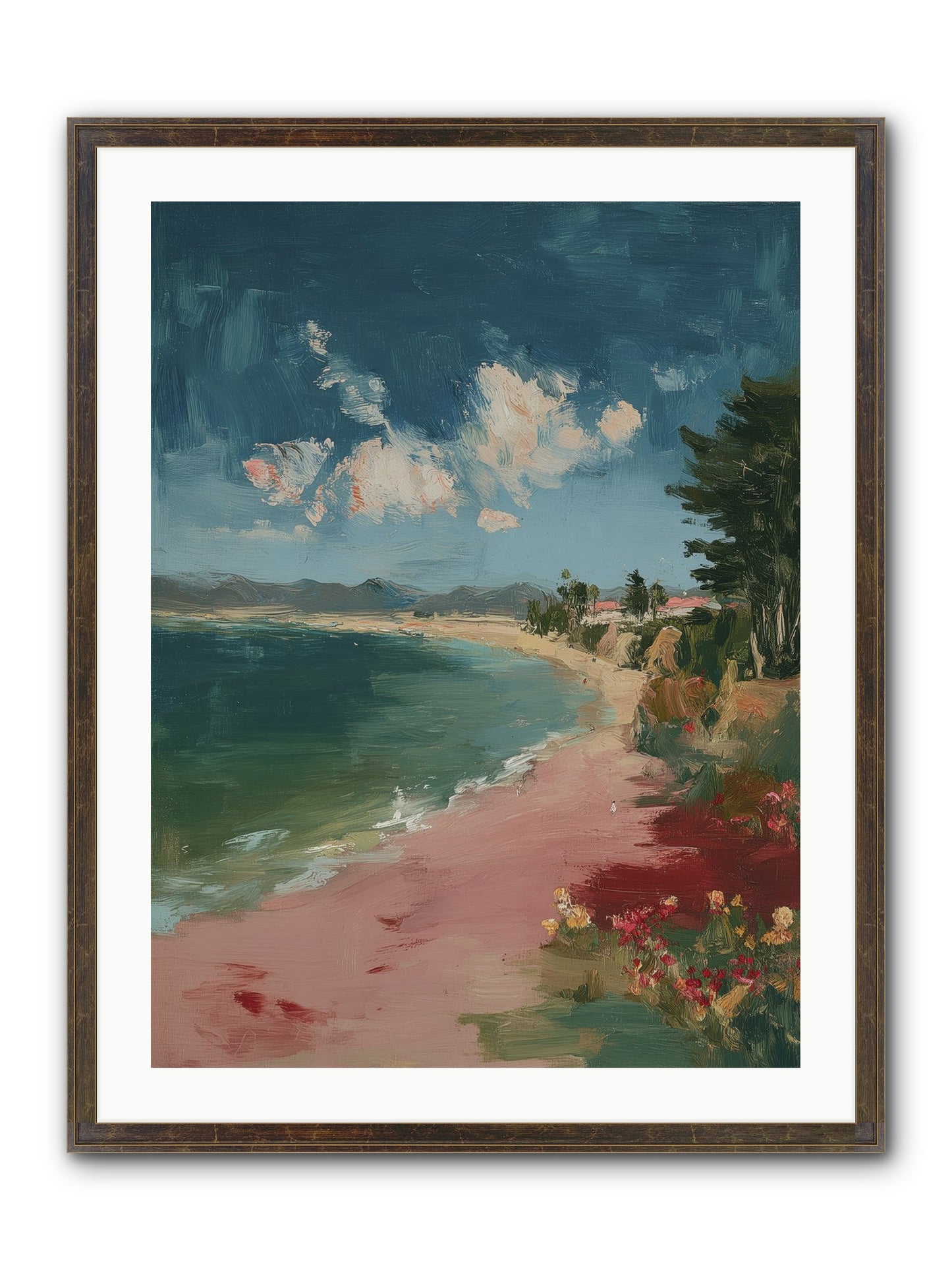 Renaissance Dreams Framed Print - Slimwoods Black/Gold 24x32