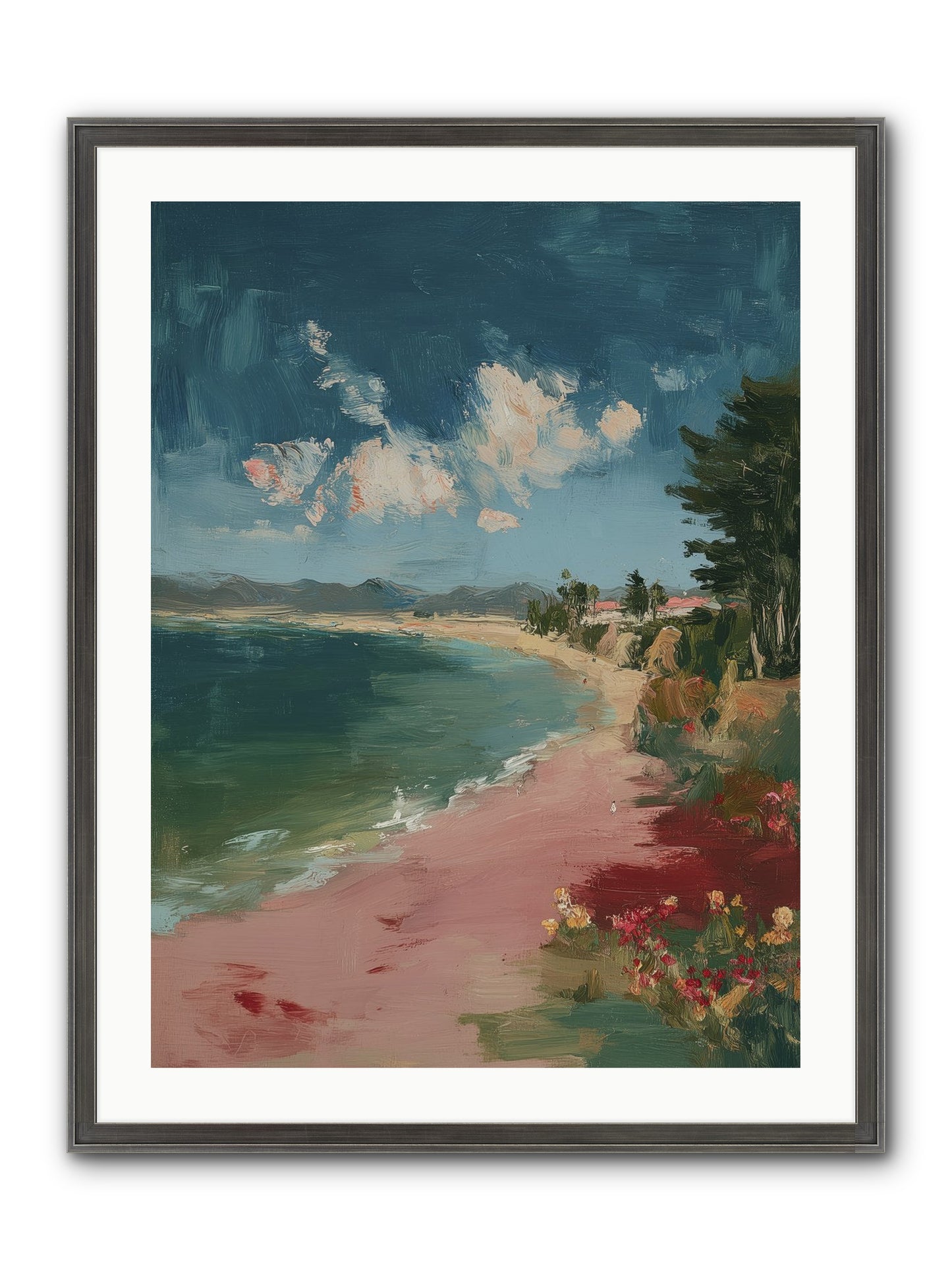 Renaissance Dreams Framed Print - Slimwoods Black/Silver 24x32