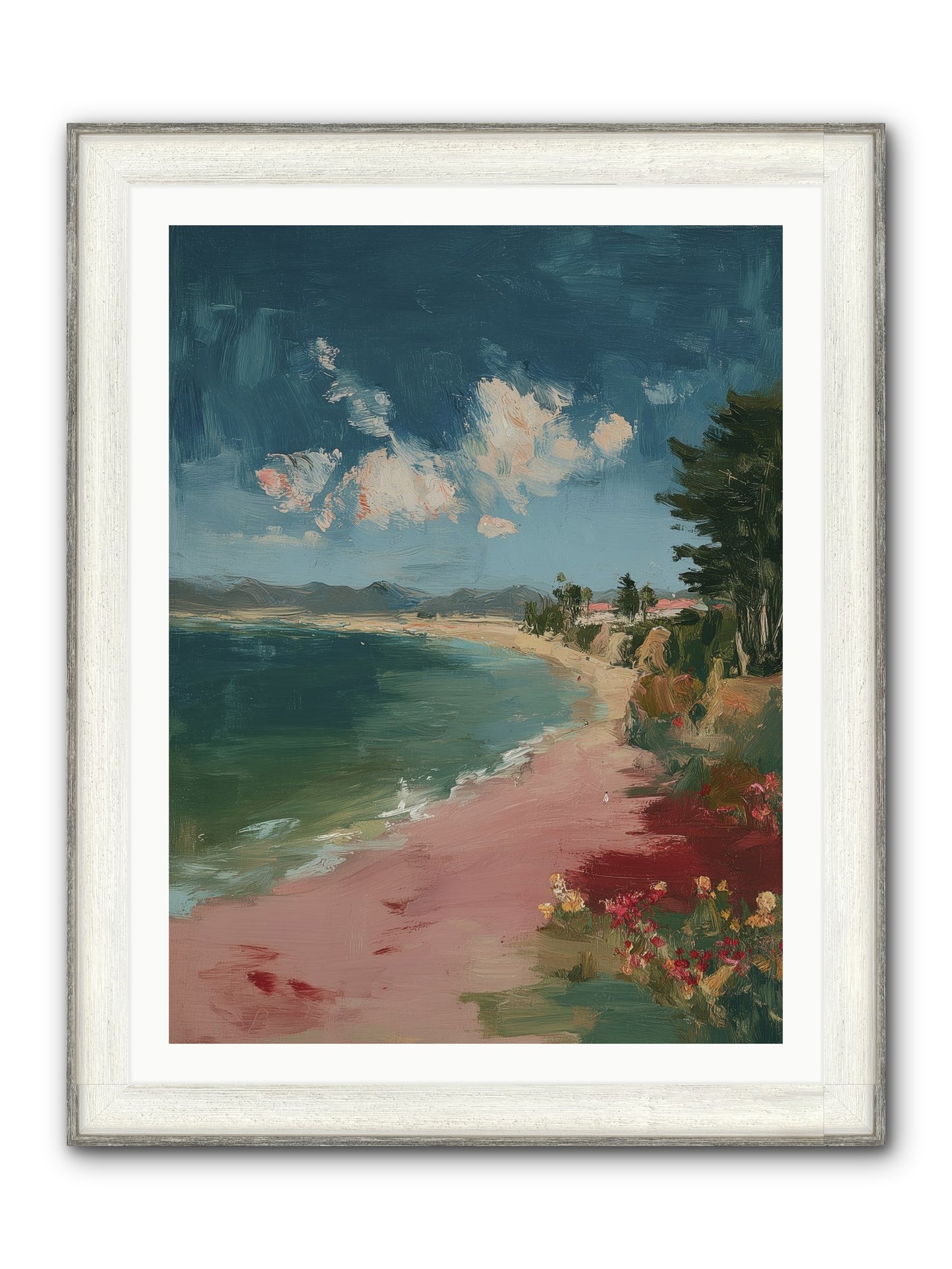Renaissance Dreams Framed Print - Driftwood White 30x40