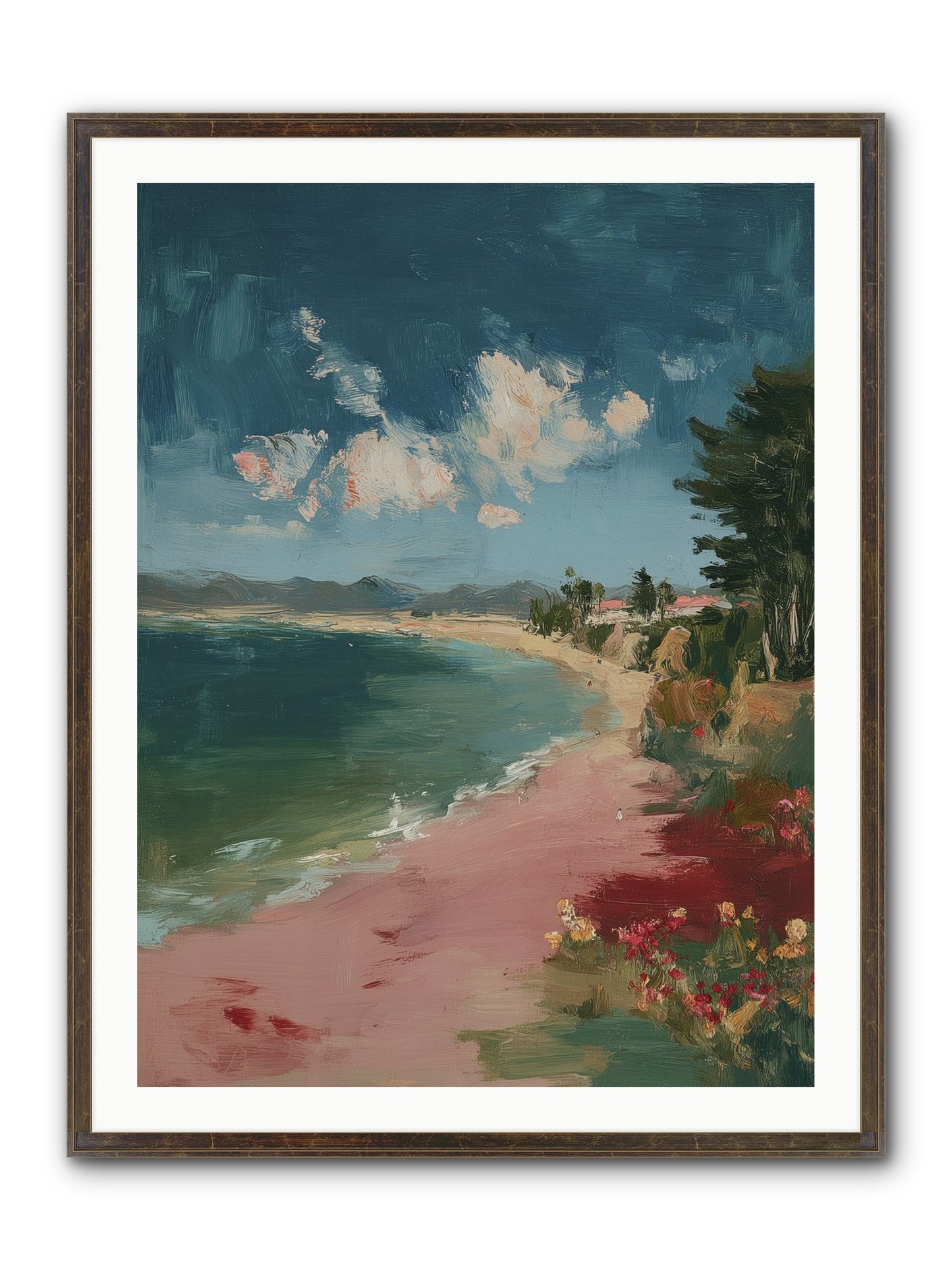 Renaissance Dreams Framed Print - Slimwoods Black/Gold 30x40