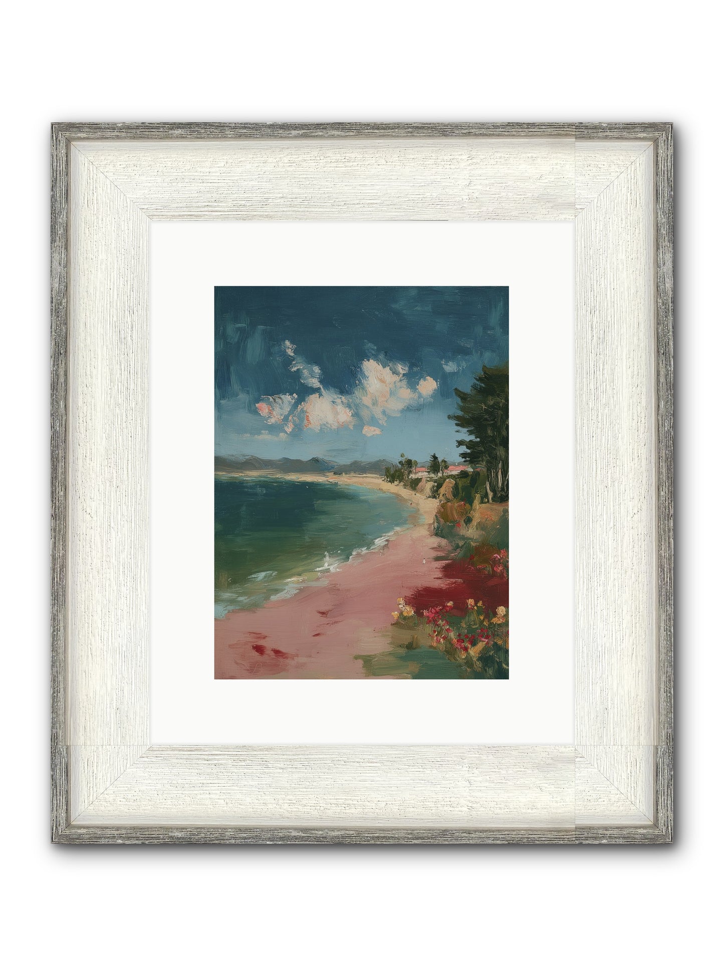Renaissance Dreams Framed Print - Driftwood White 9x12
