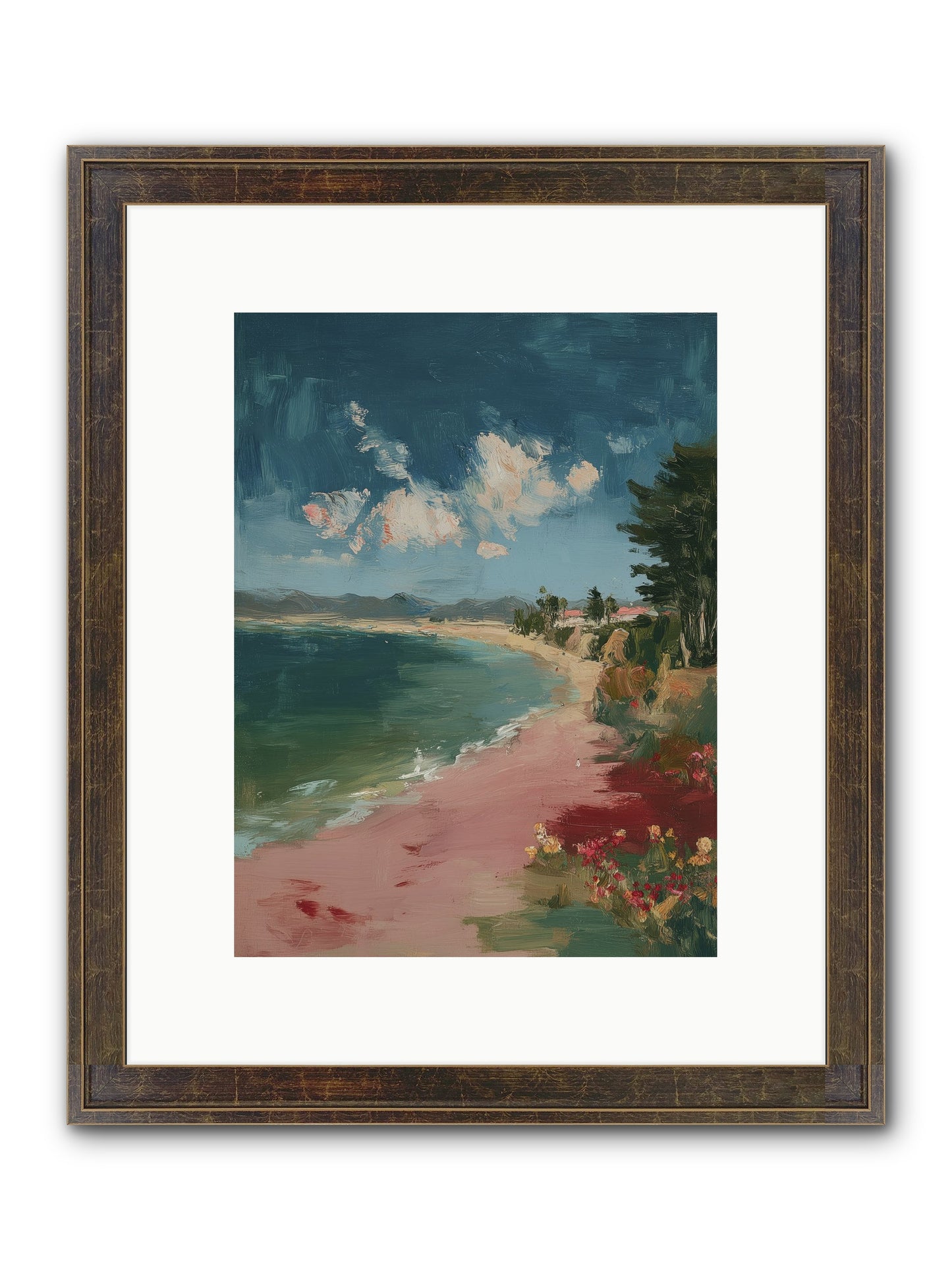 Renaissance Dreams Framed Print - Slimwoods Black/Gold 9x12