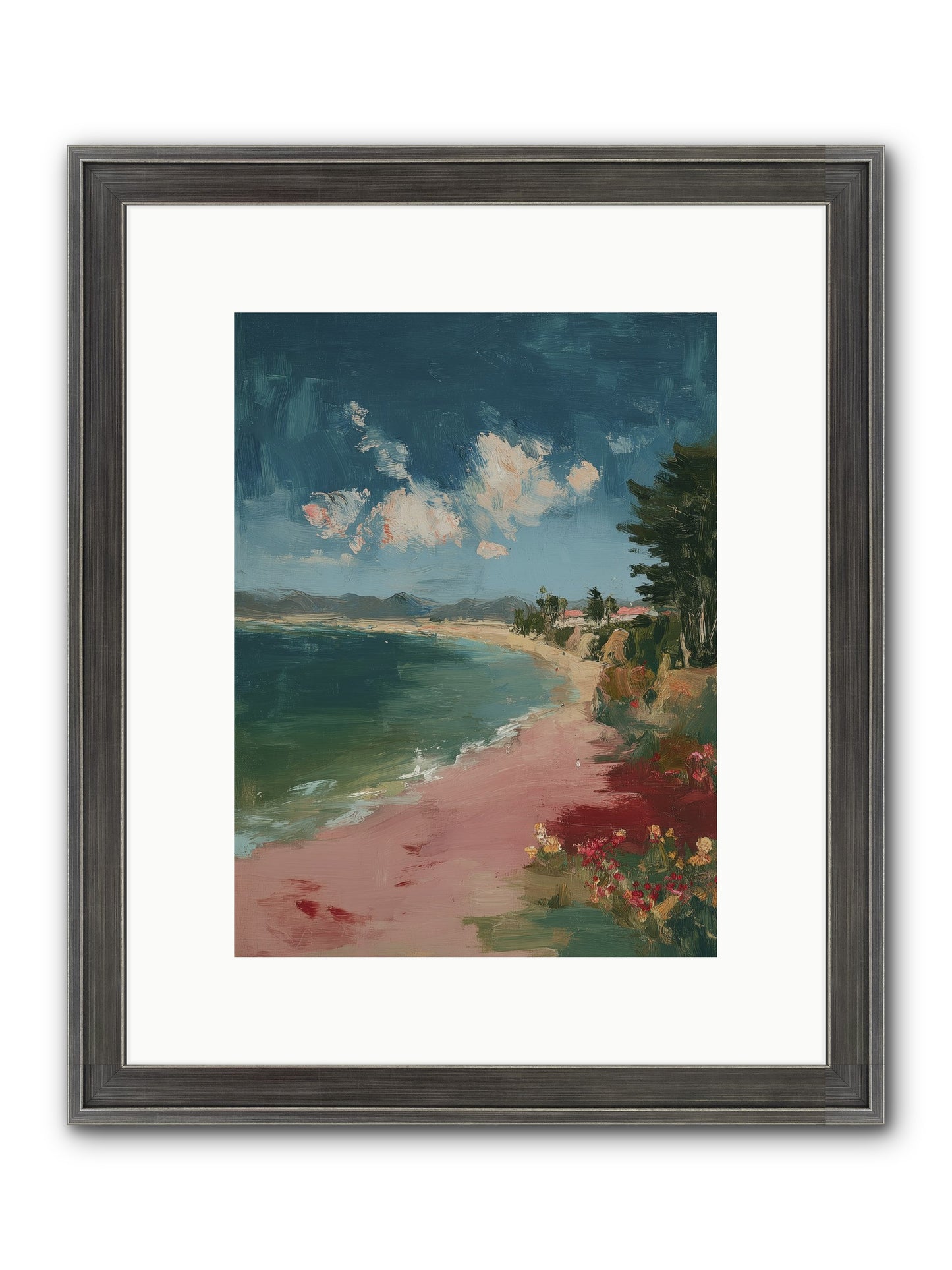 Renaissance Dreams Framed Print - Slimwoods Black/Silver 9x12