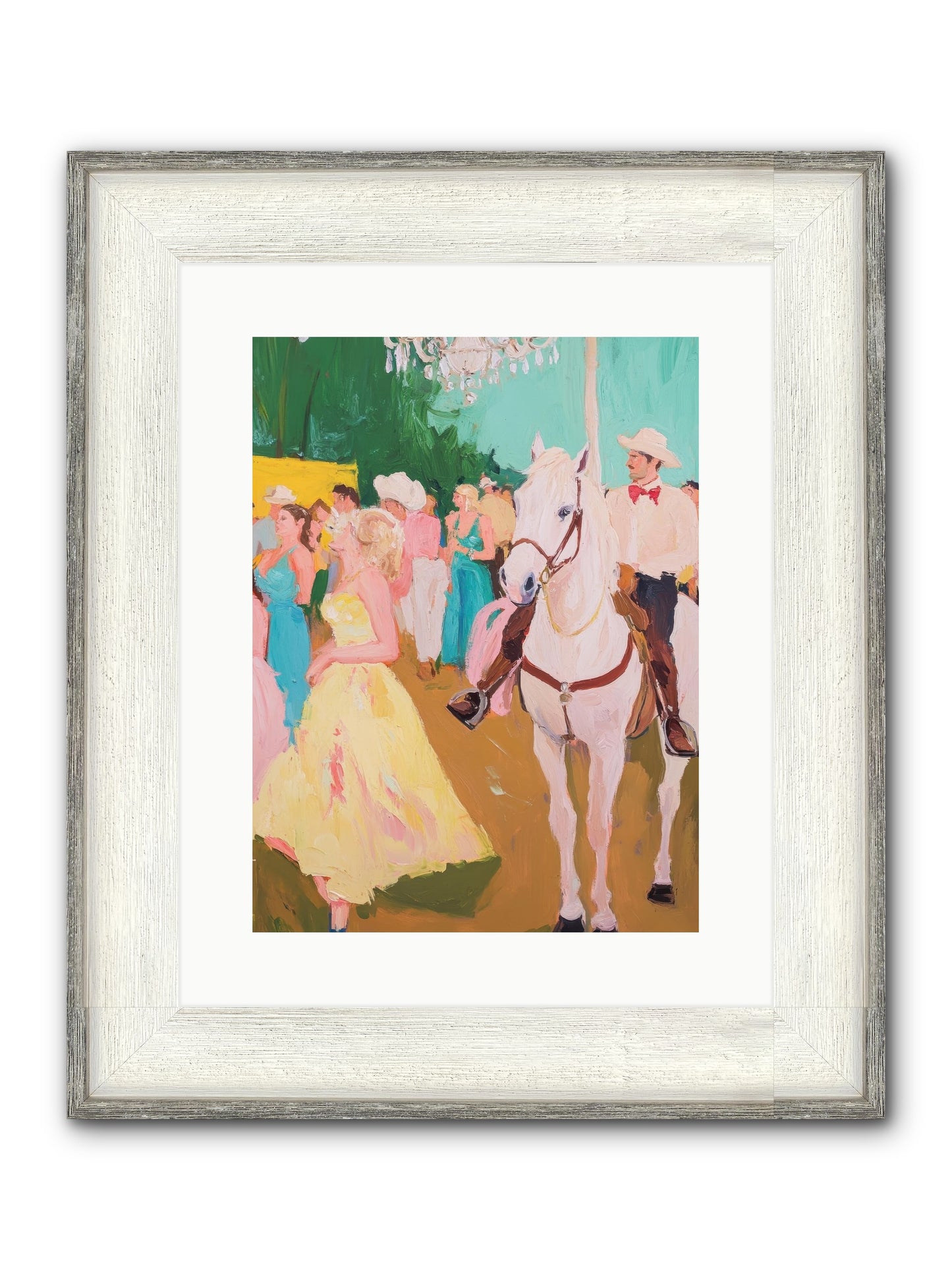 Renegade Roundup Framed Print - Driftwood White 12x16