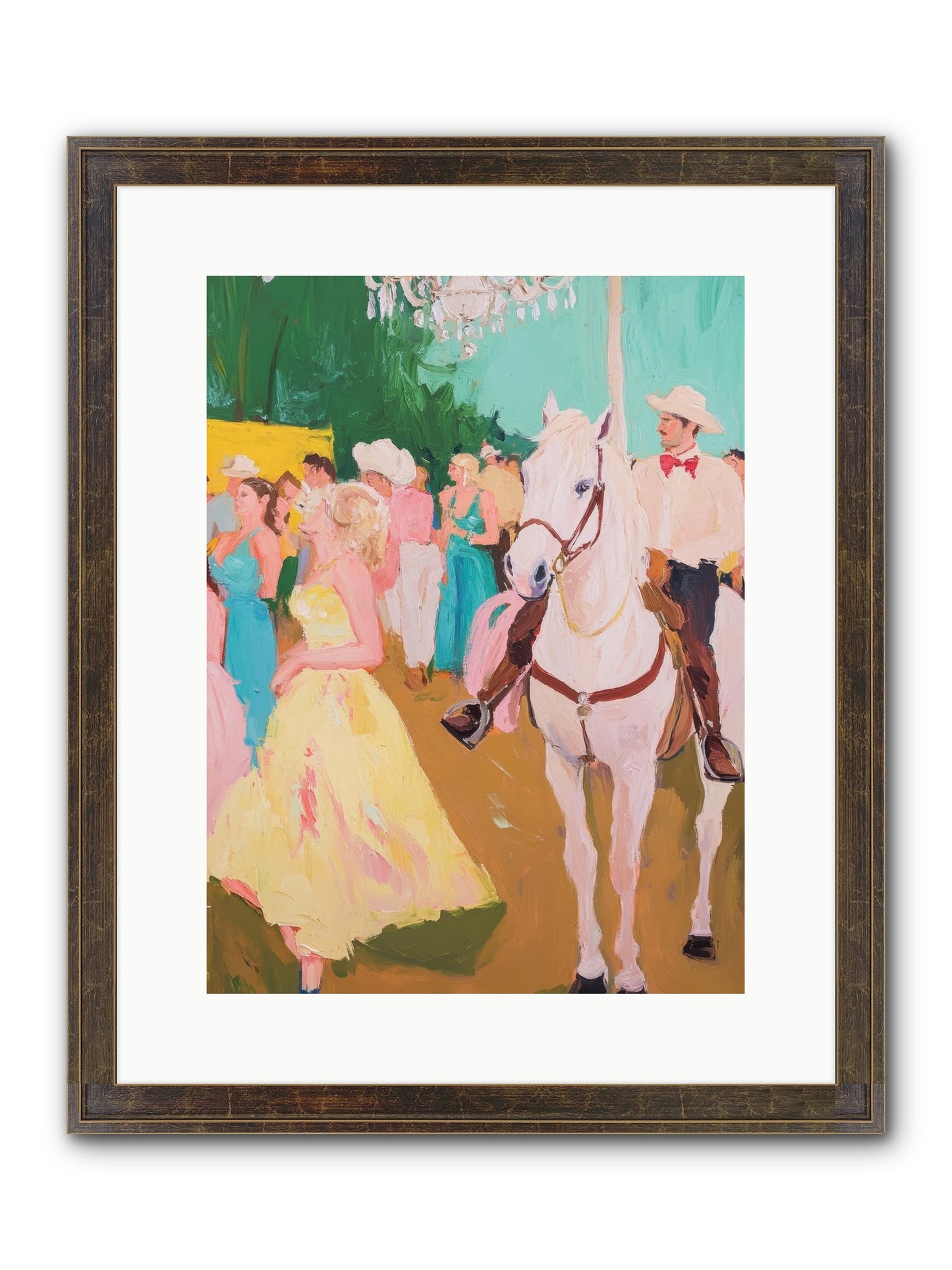 Renegade Roundup Framed Print - Slimwoods Black/Gold 12x16