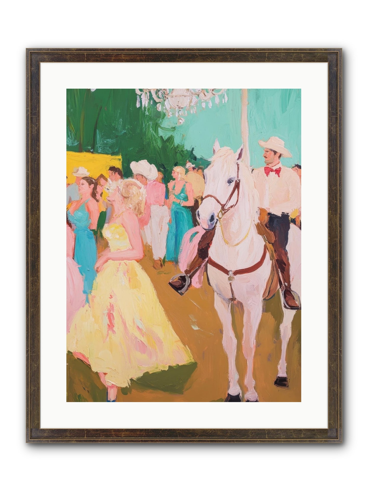 Renegade Roundup Framed Print - Slimwoods Black/Gold 18x24