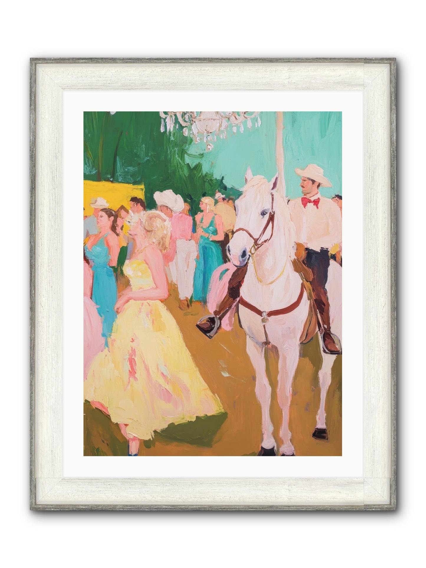 Renegade Roundup Framed Print - Driftwood White 24x32