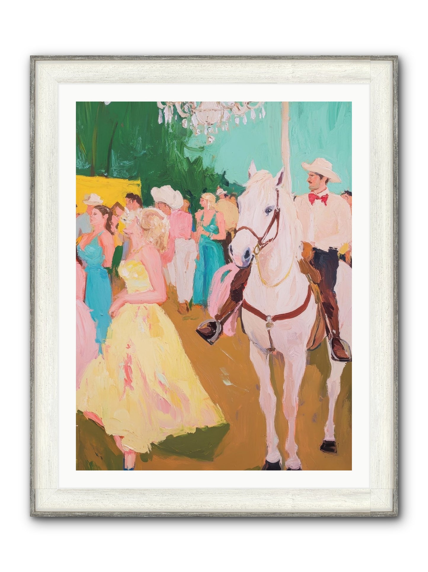 Renegade Roundup Framed Print - Driftwood White 30x40