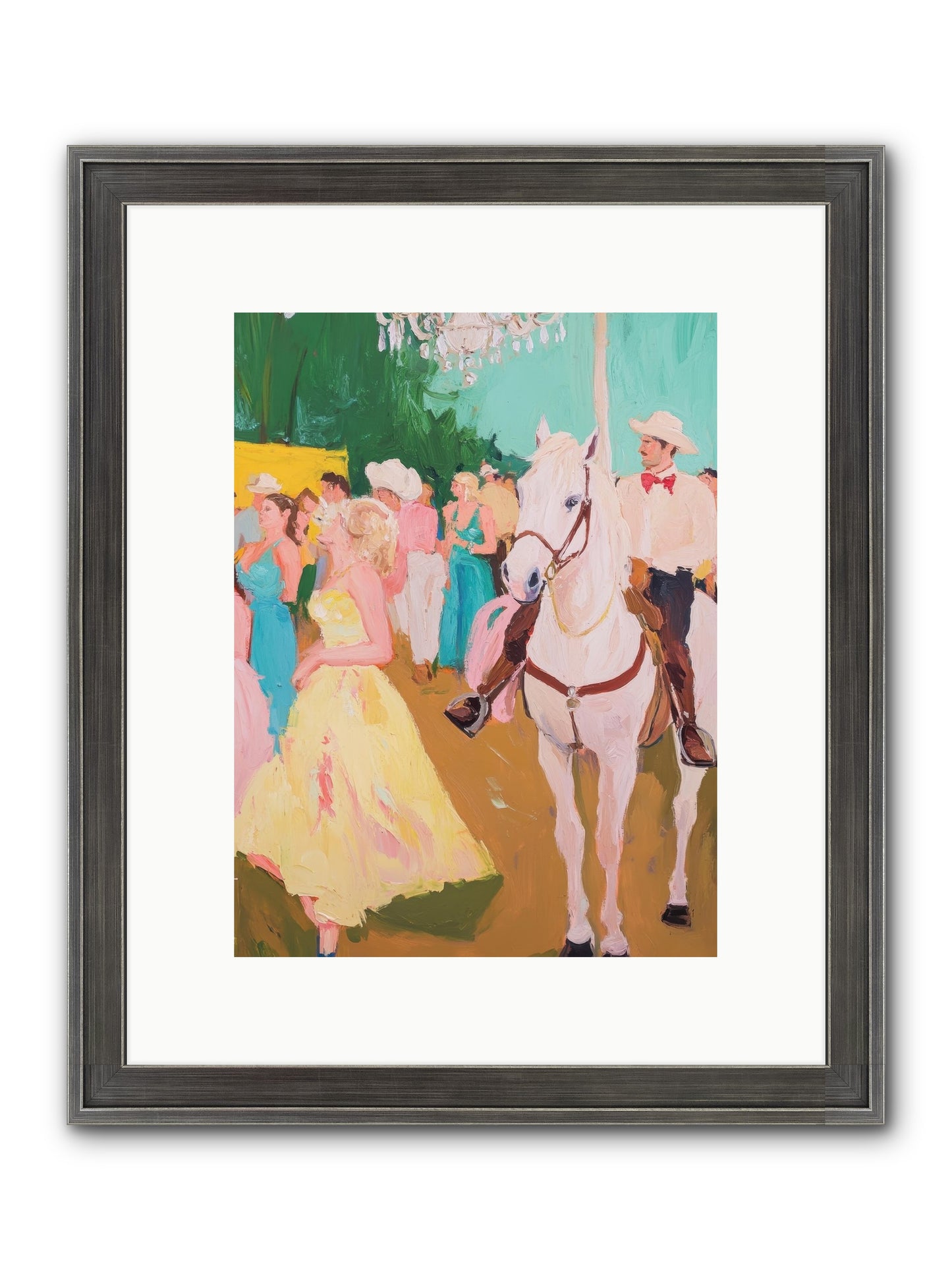 Renegade Roundup Framed Print - Slimwoods Black/Silver 9x12