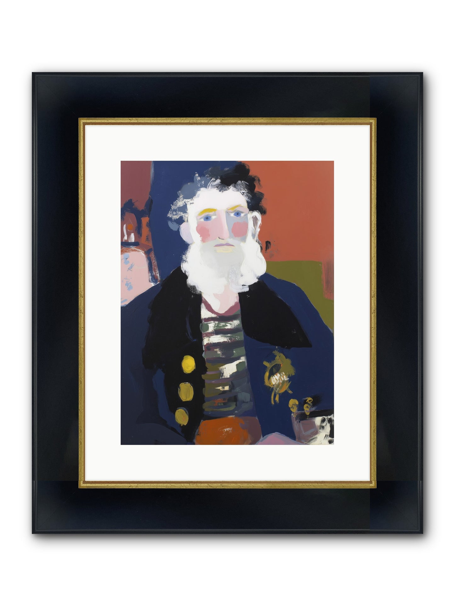 Return's Promise Framed Print - Wide Black w/Gold 12x16