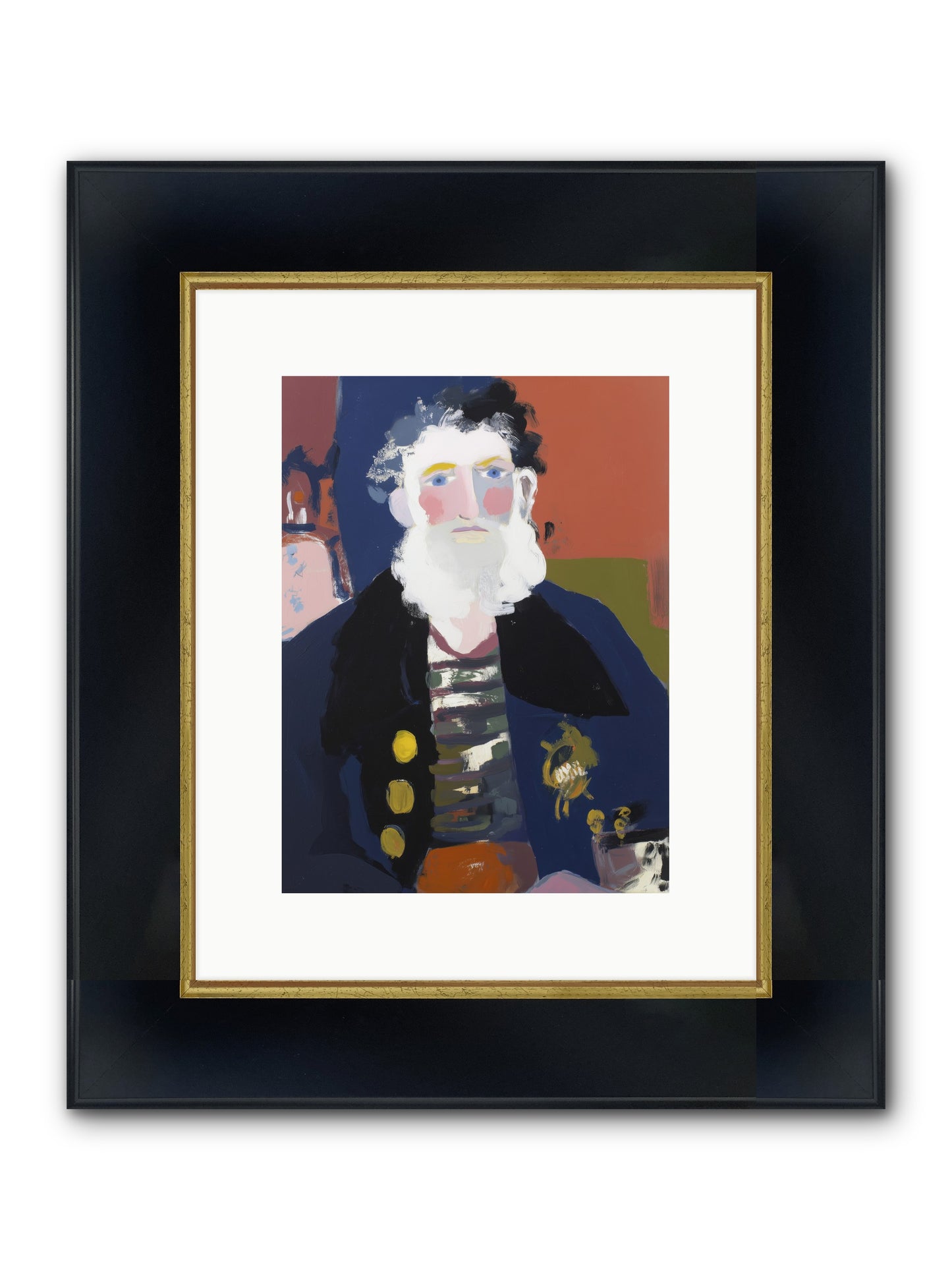 Return's Promise Framed Print - Wide Black w/Gold 9x12