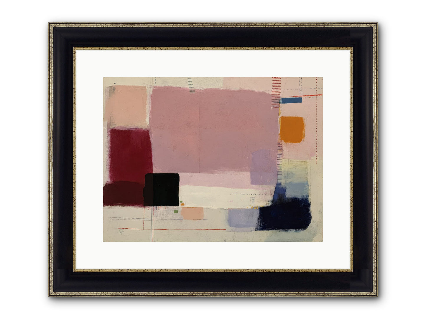 Revealed Framed Print - Black & Gold 16x12