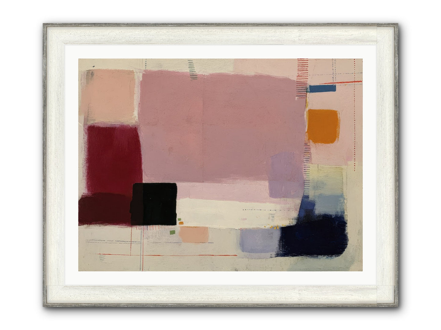 Revealed Framed Print - Driftwood White 40x30