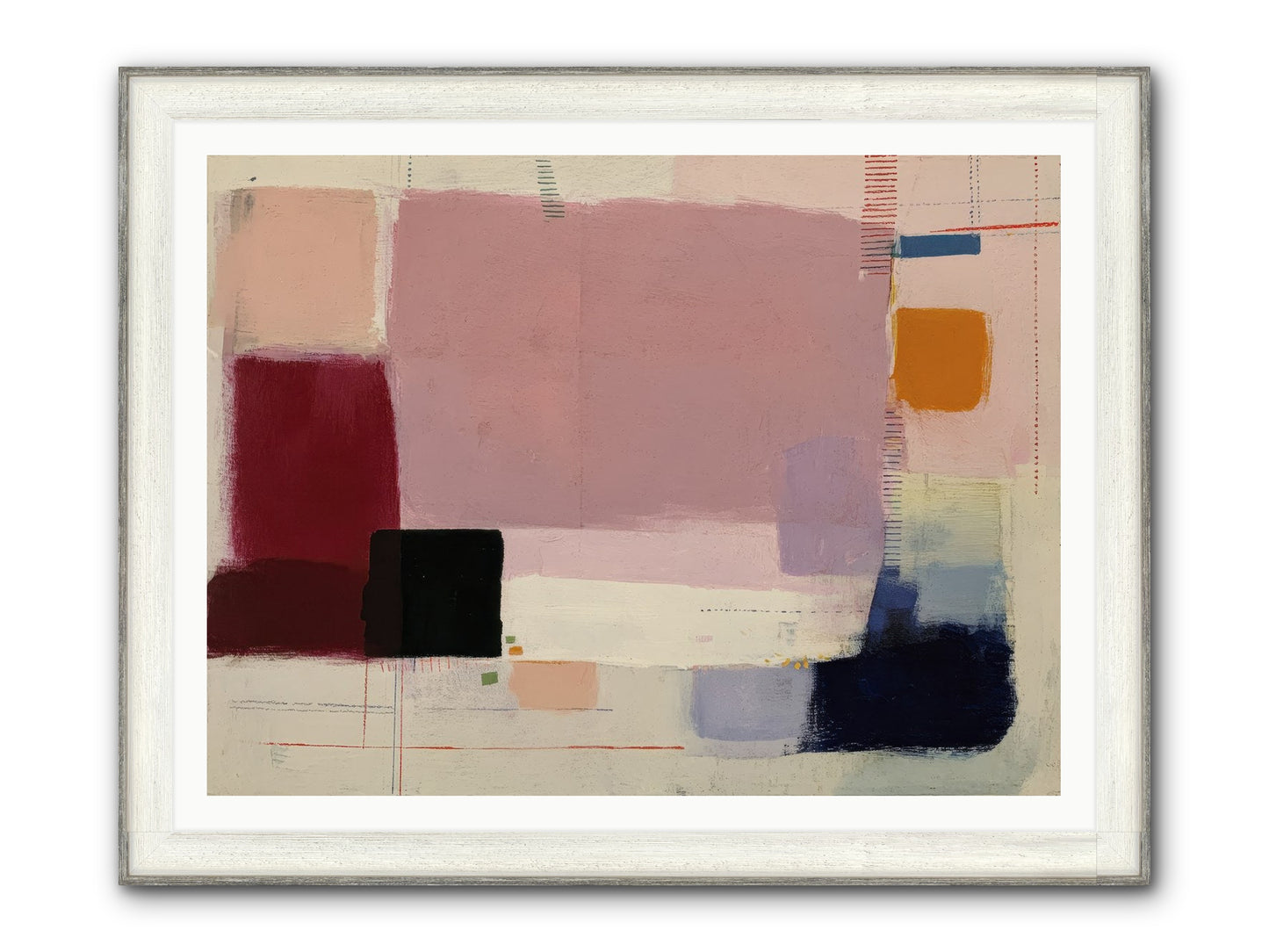 Revealed Framed Print - Driftwood White 48x36