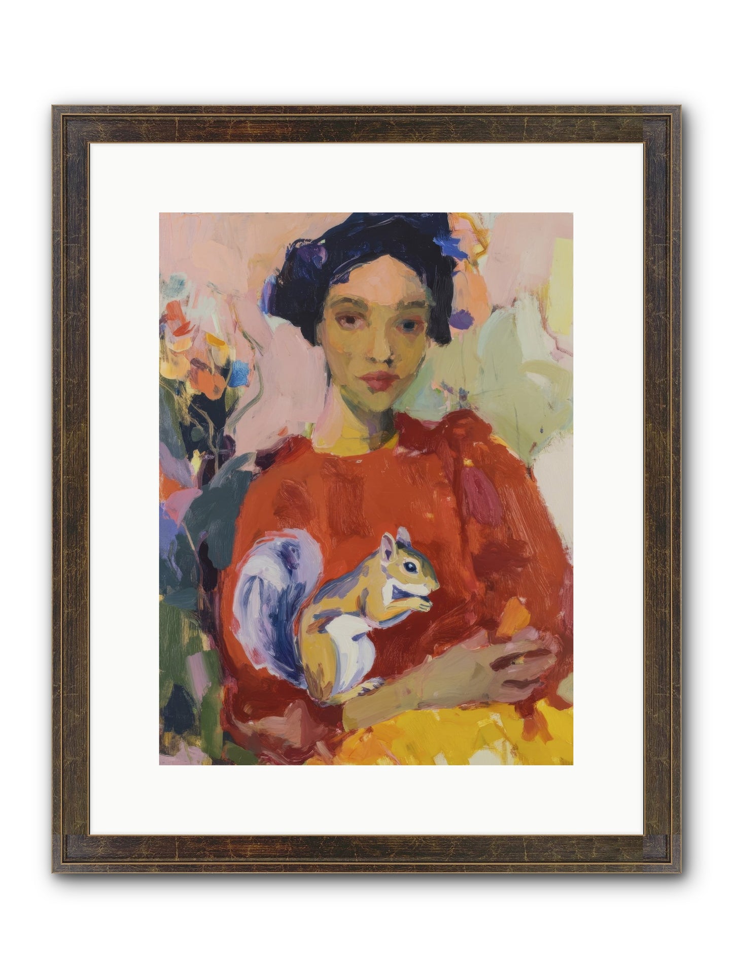 Reverie At Rosewater Hall Framed Print - Slimwoods Black/Gold 12x16