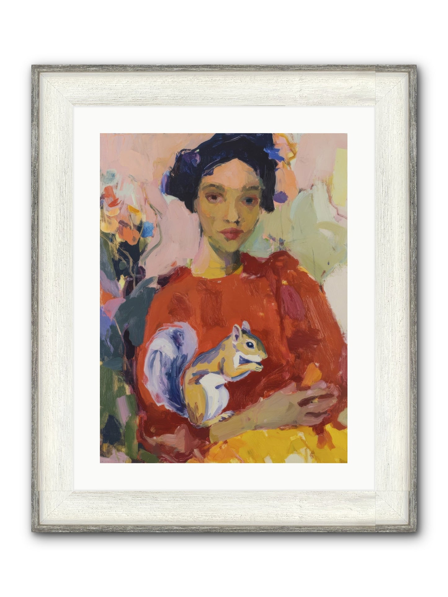Reverie At Rosewater Hall Framed Print - Driftwood White 18x24