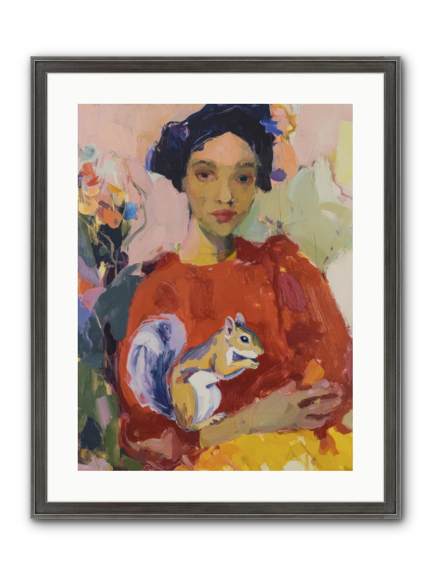 Reverie At Rosewater Hall Framed Print - Slimwoods Black/Silver 18x24