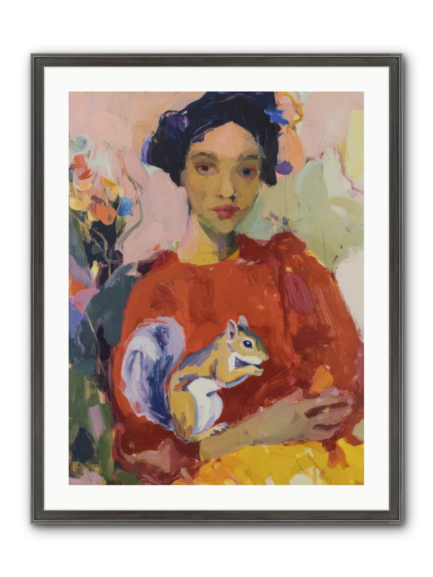 Reverie At Rosewater Hall Framed Print - Slimwoods Black/Silver 24x32