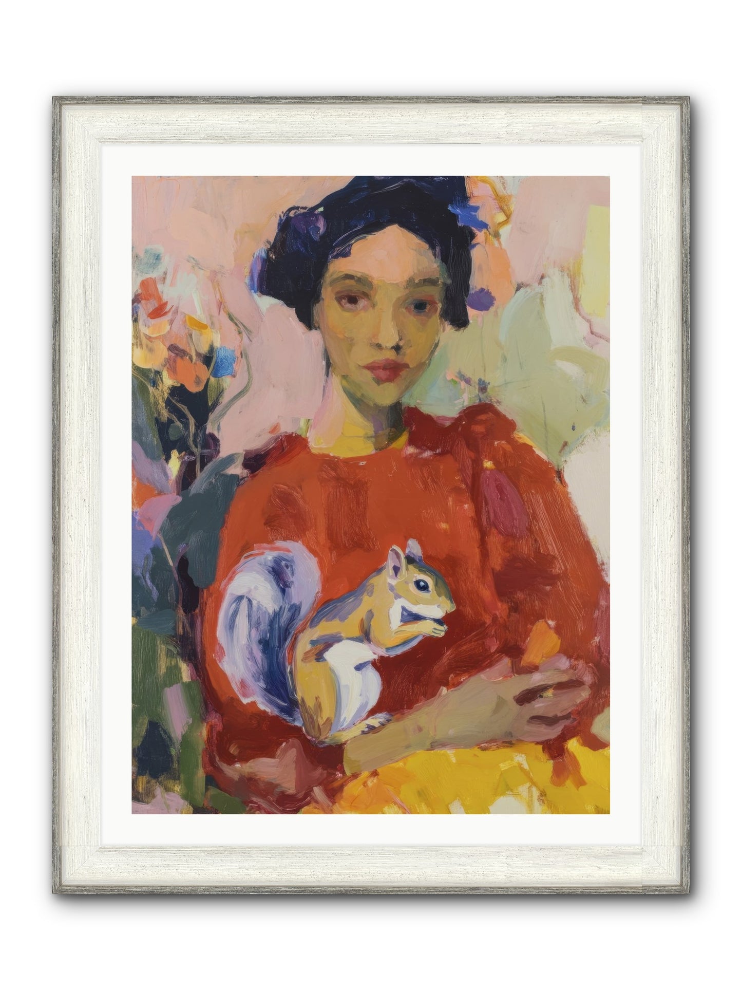 Reverie At Rosewater Hall Framed Print - Driftwood White 30x40