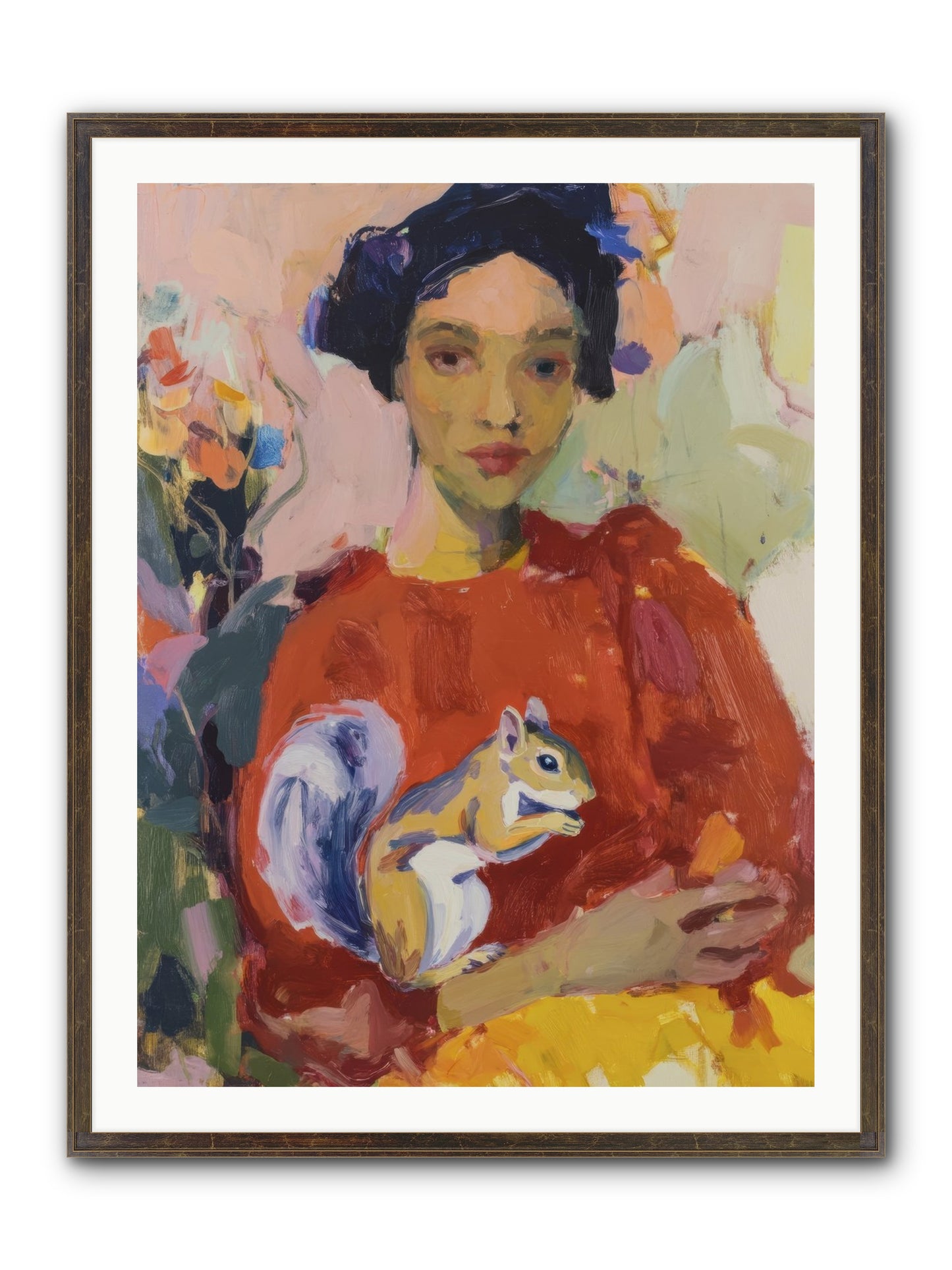 Reverie At Rosewater Hall Framed Print - Slimwoods Black/Gold 30x40