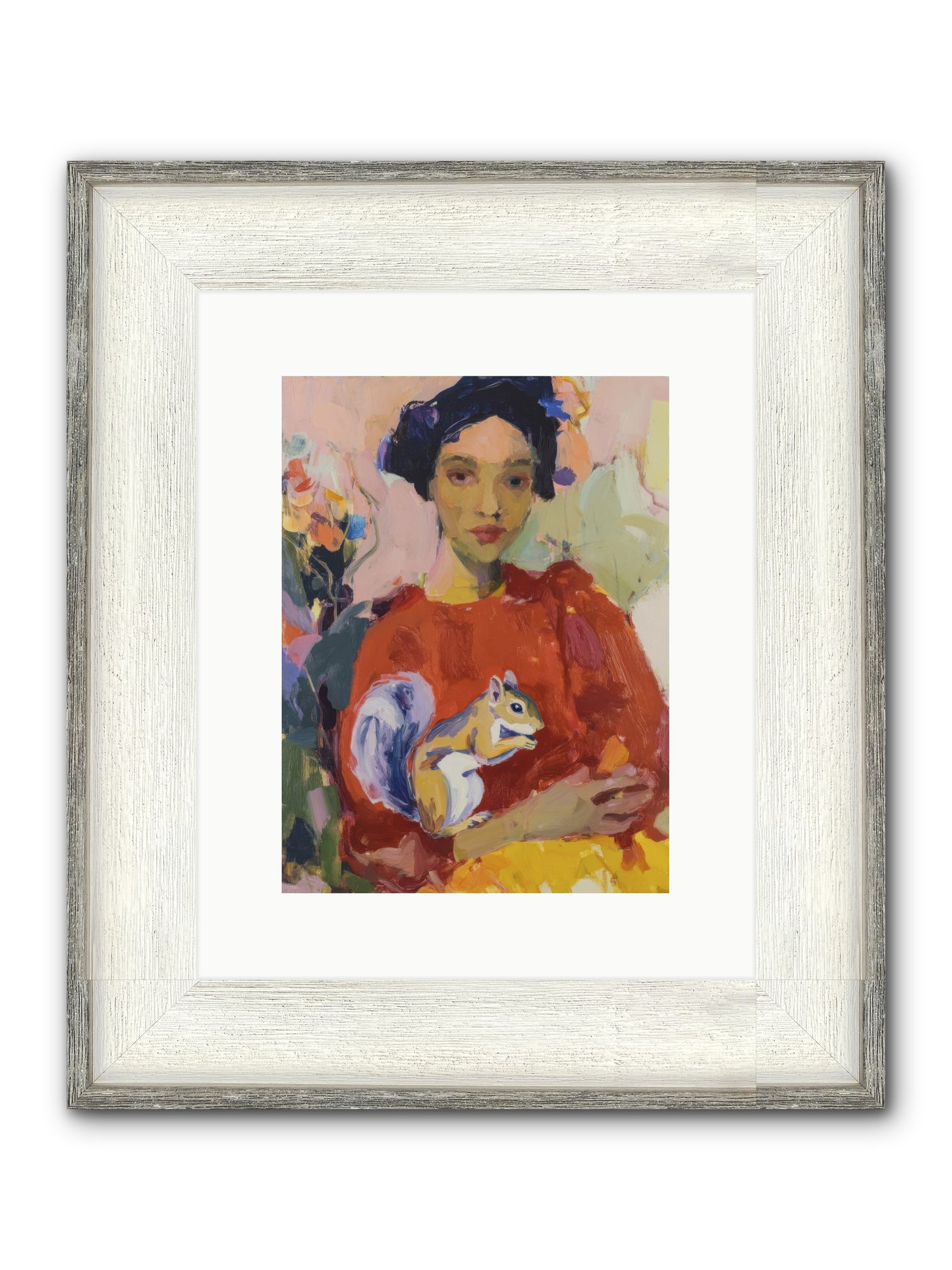 Reverie At Rosewater Hall Framed Print - Driftwood White 9x12