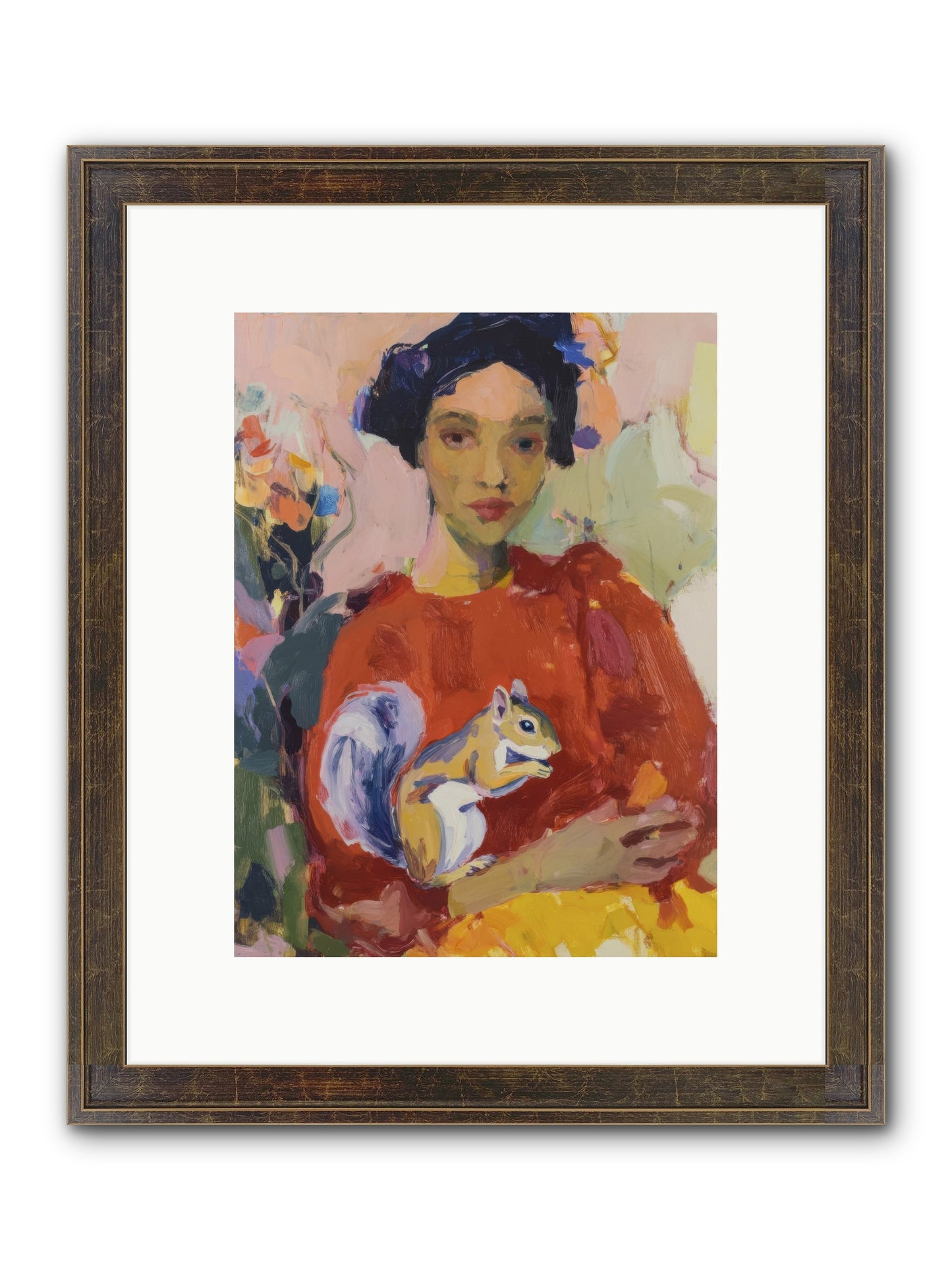 Reverie At Rosewater Hall Framed Print - Slimwoods Black/Gold 9x12