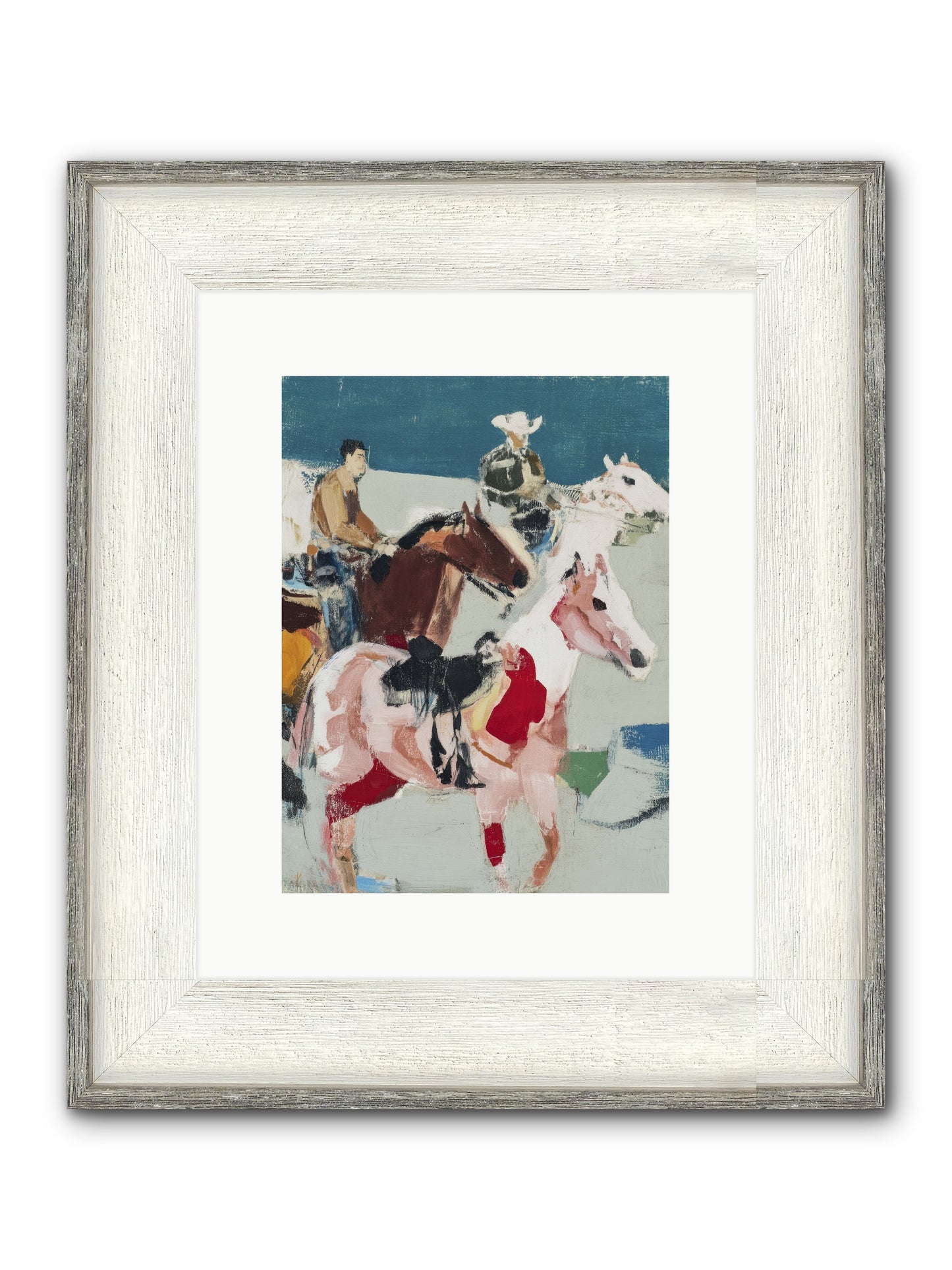 Rhythm Older Than Words Framed Print - Driftwood White 9x12