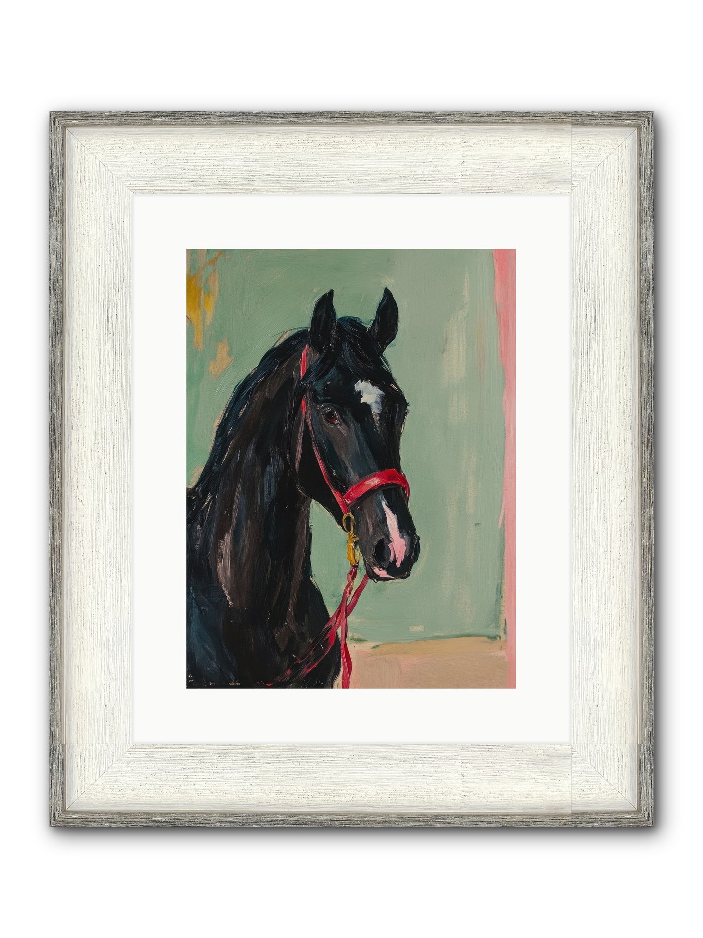 Ribbon Dancer Framed Print - Driftwood White 12x16