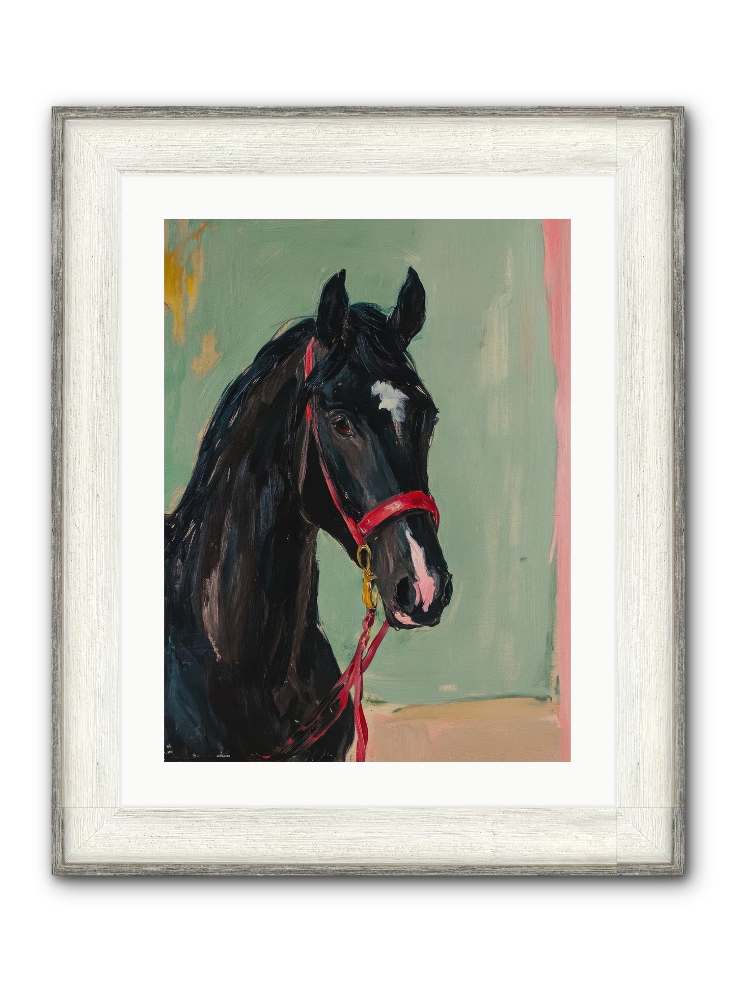 Ribbon Dancer Framed Print - Driftwood White 18x24
