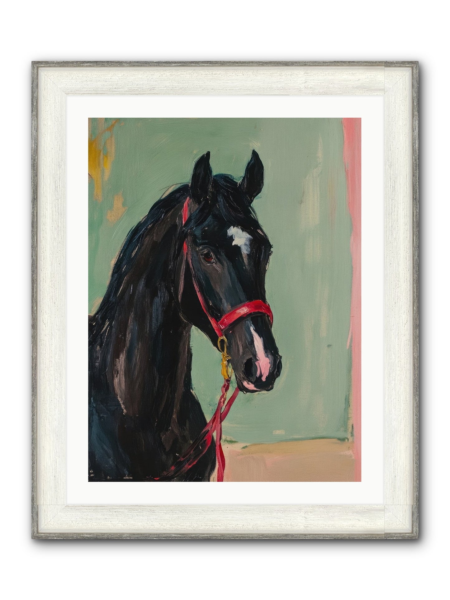 Ribbon Dancer Framed Print - Driftwood White 24x32