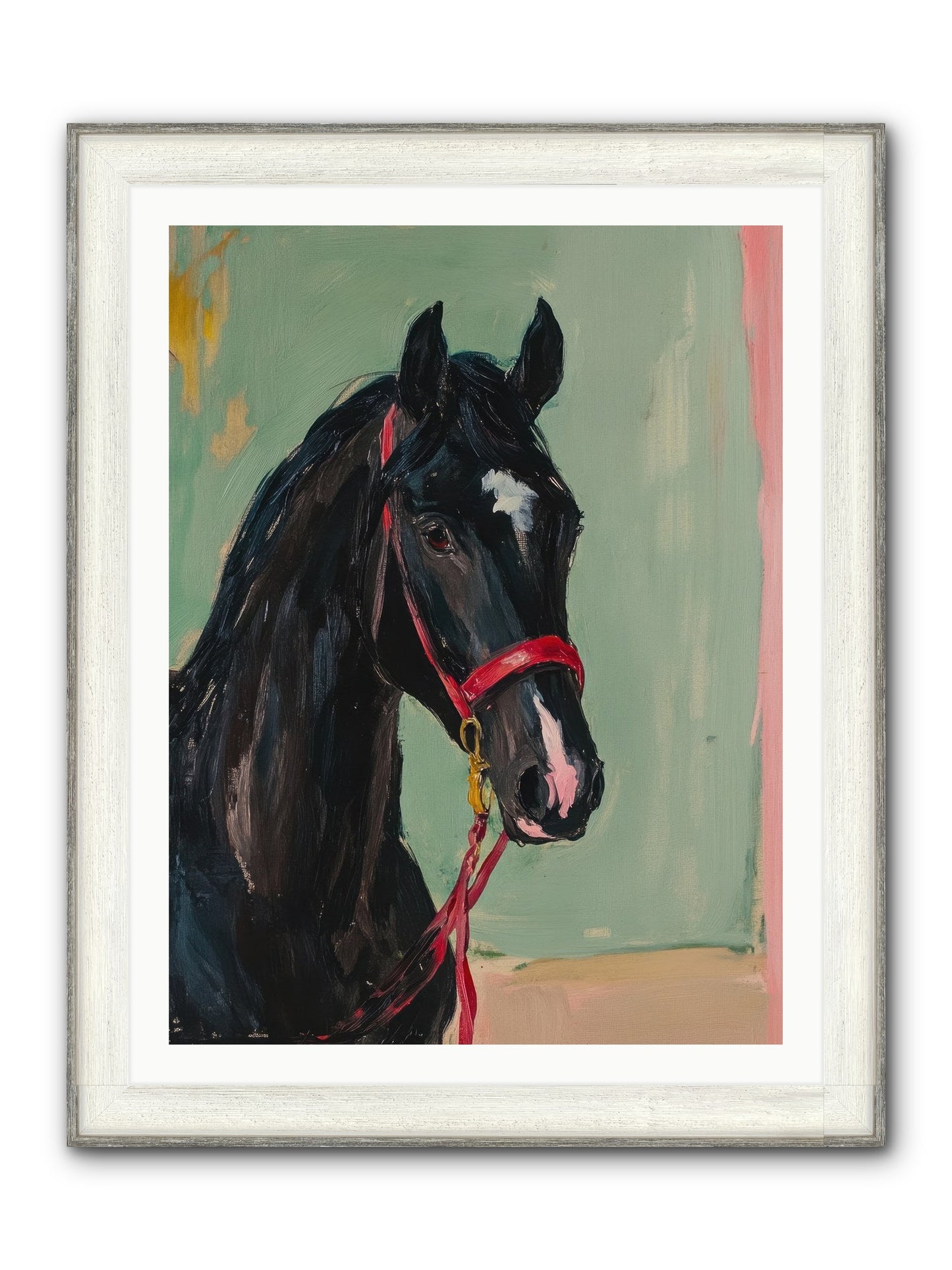 Ribbon Dancer Framed Print - Driftwood White 30x40