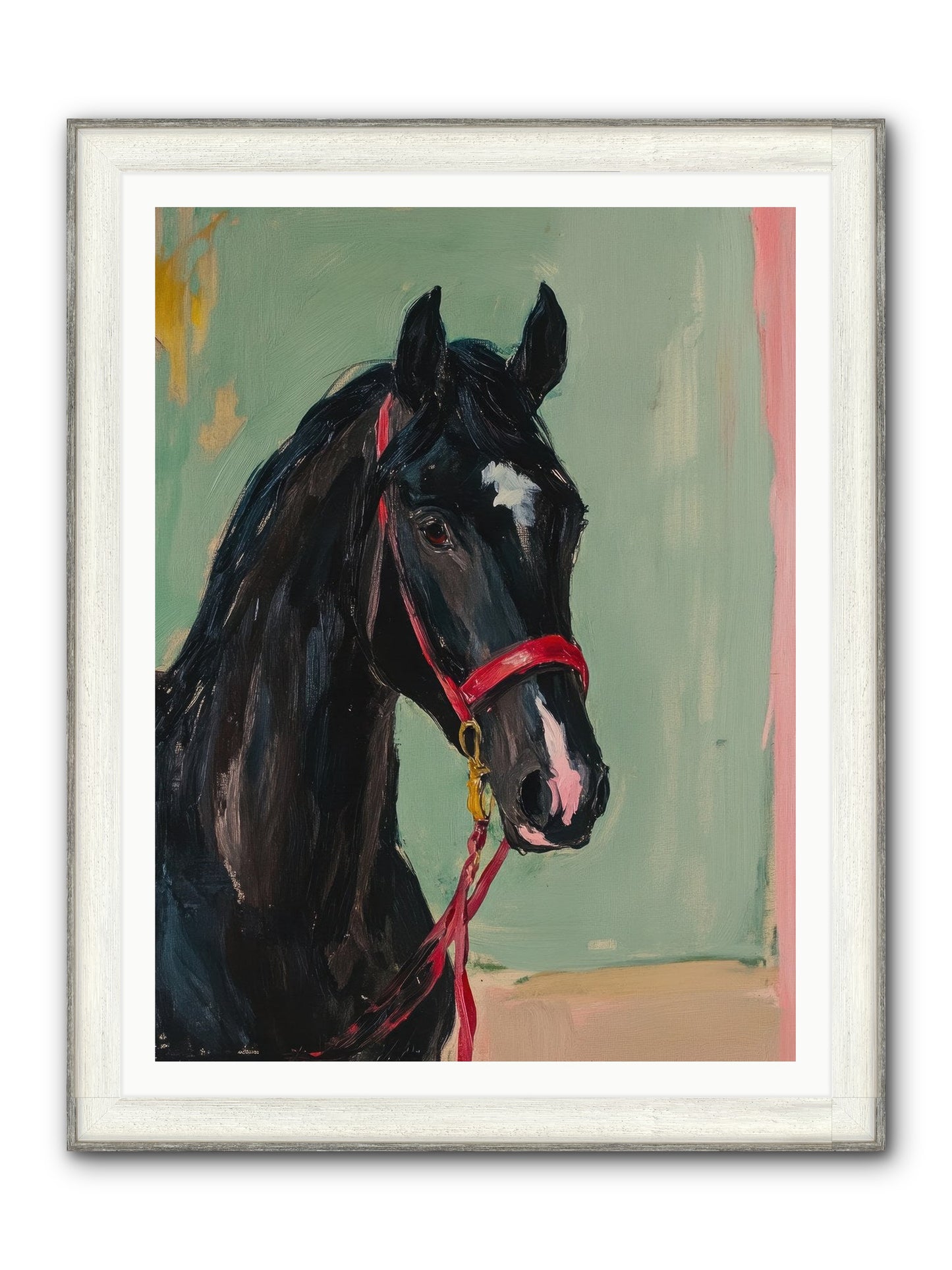 Ribbon Dancer Framed Print - Driftwood White 36x48