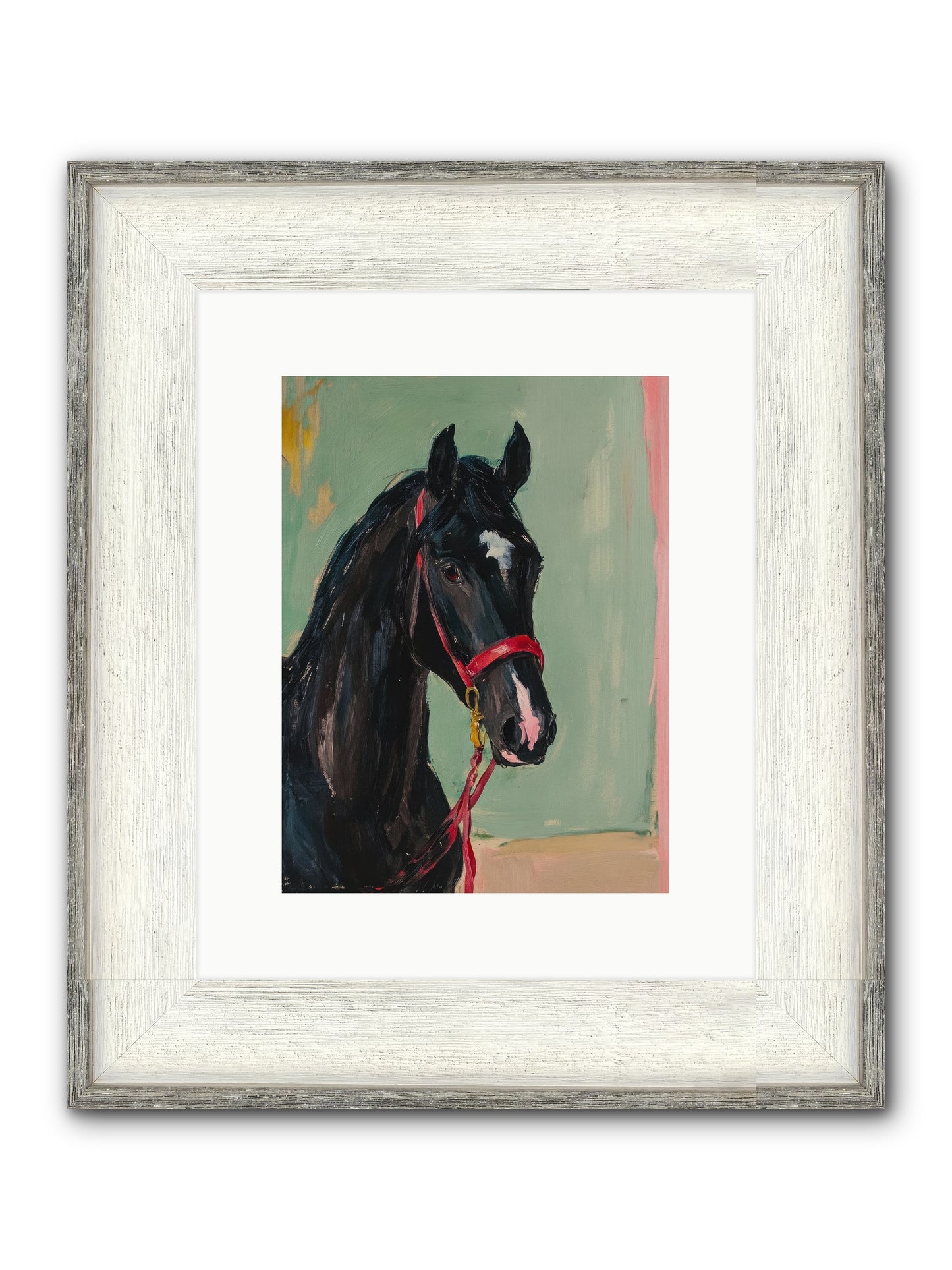 Ribbon Dancer Framed Print - Driftwood White 9x12