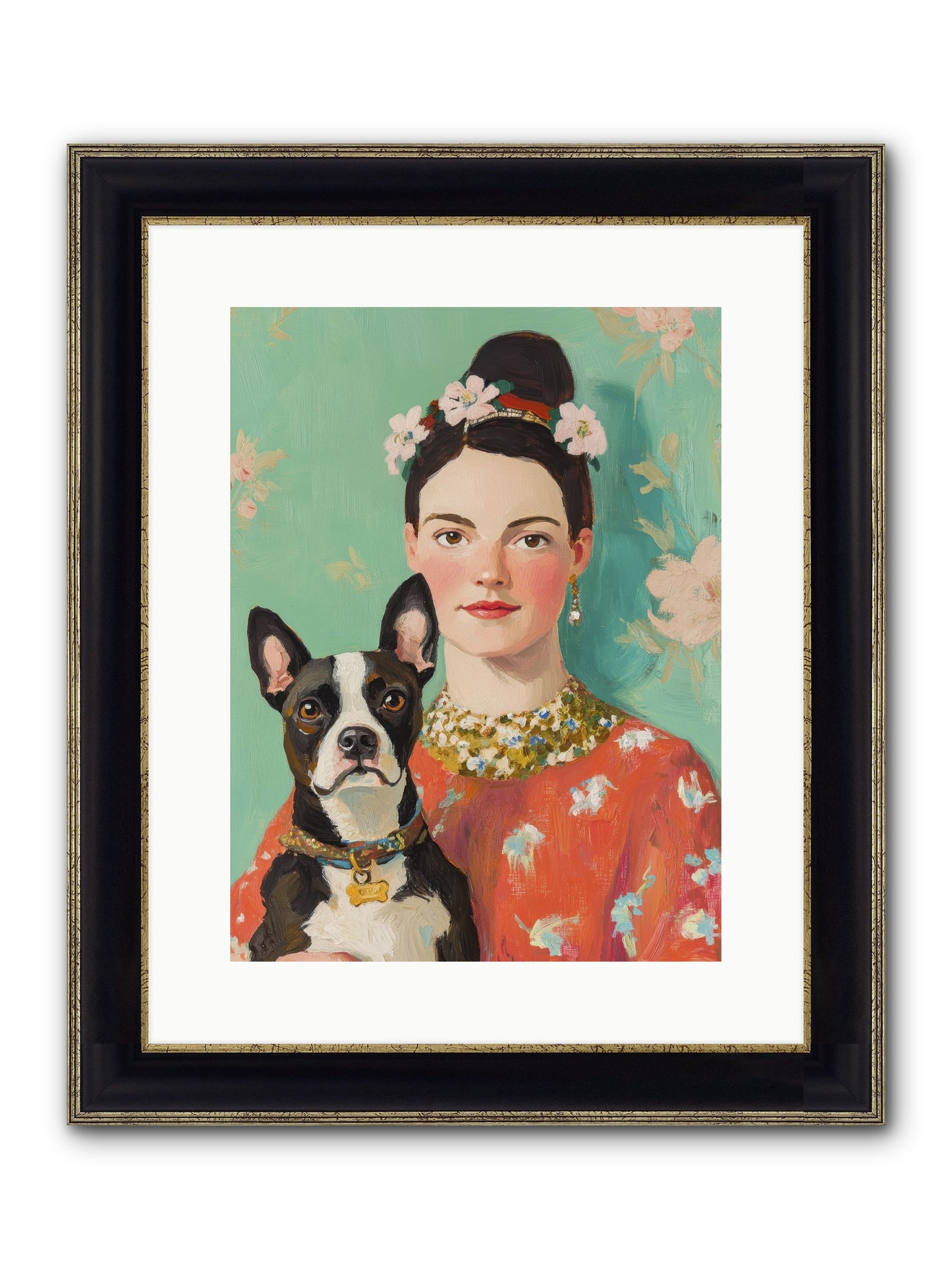 Riddle Me This Love Framed Print - Black & Gold 12x16