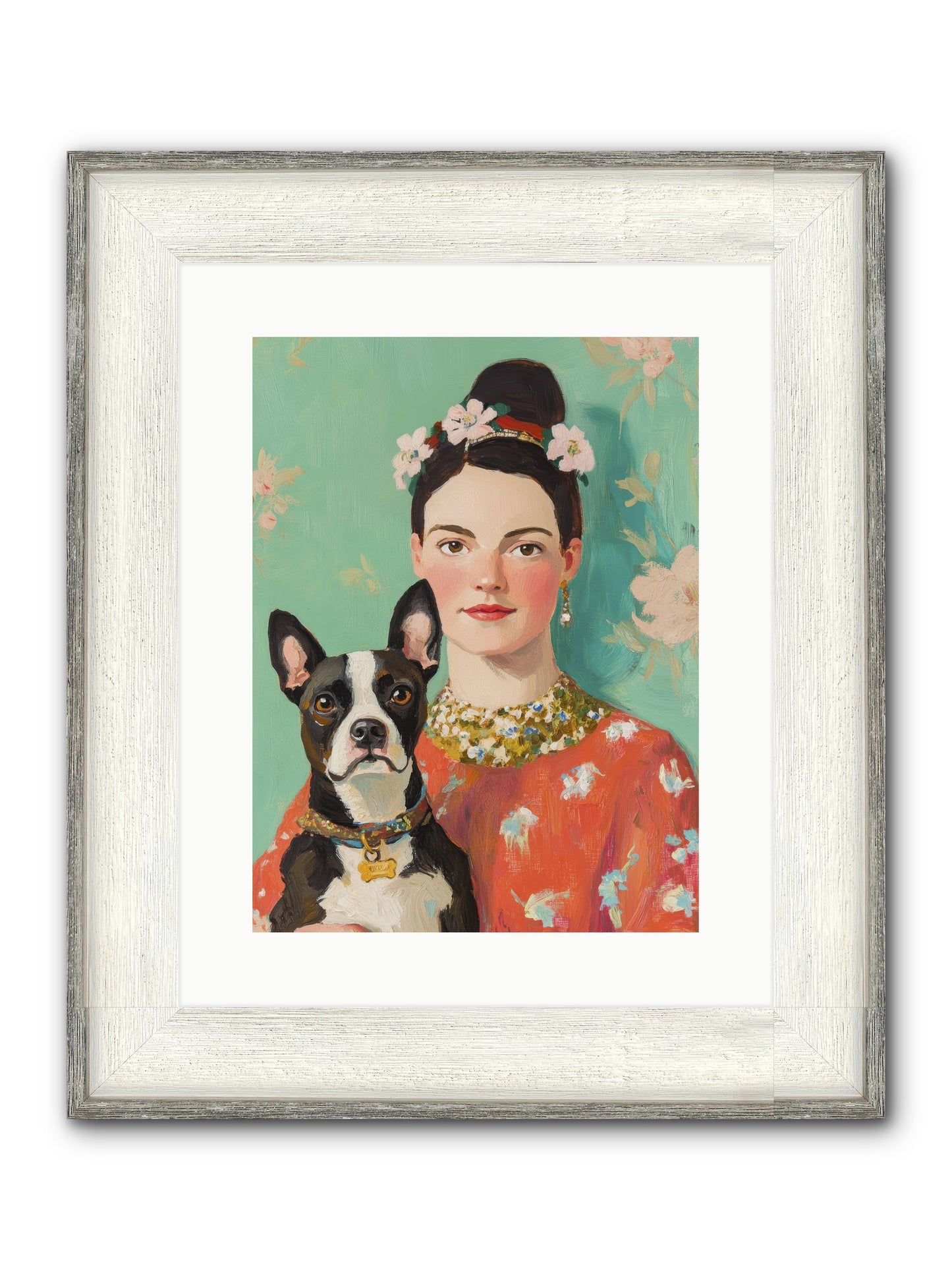 Riddle Me This Love Framed Print - Driftwood White 12x16