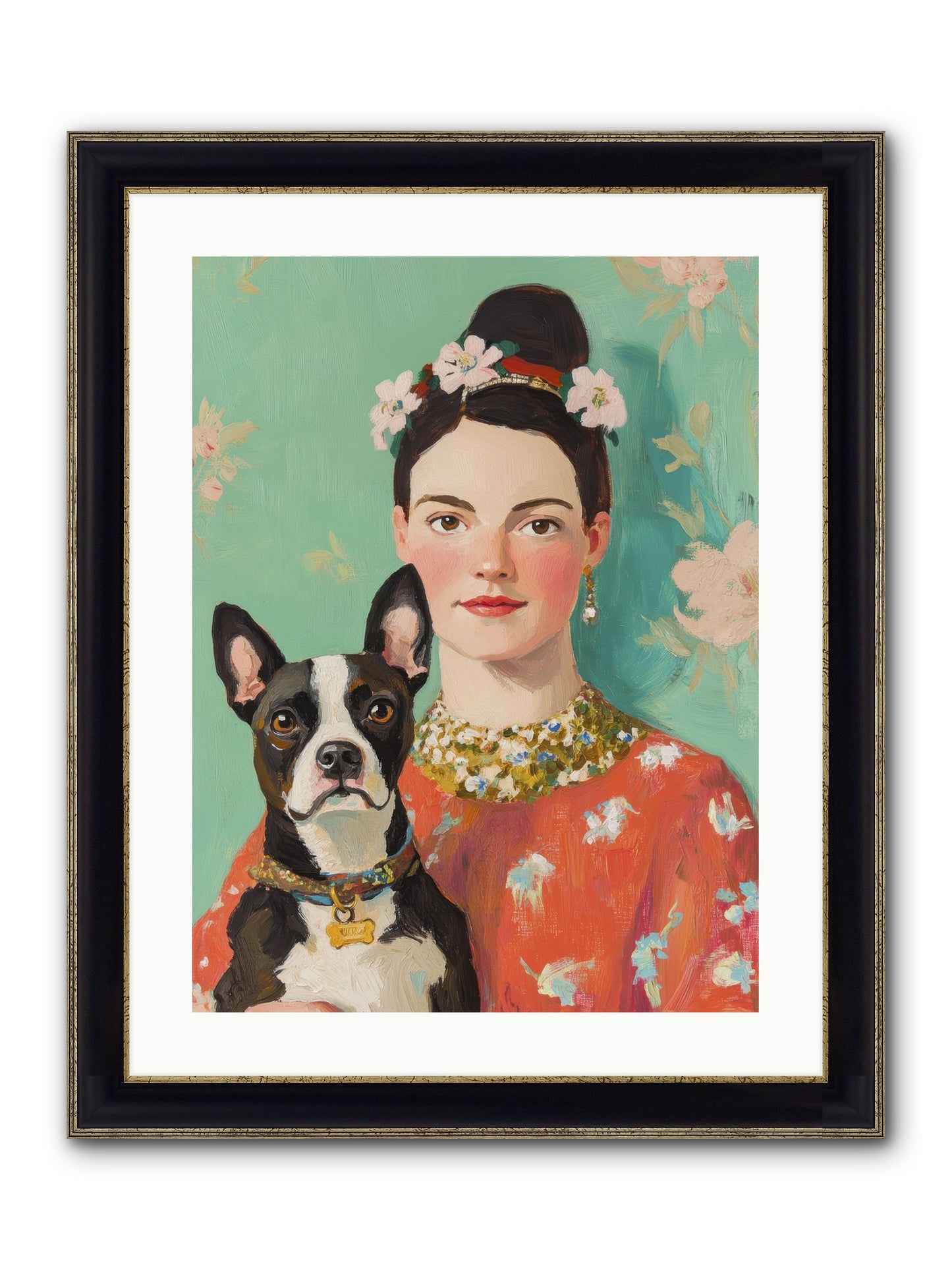 Riddle Me This Love Framed Print - Black & Gold 18x24