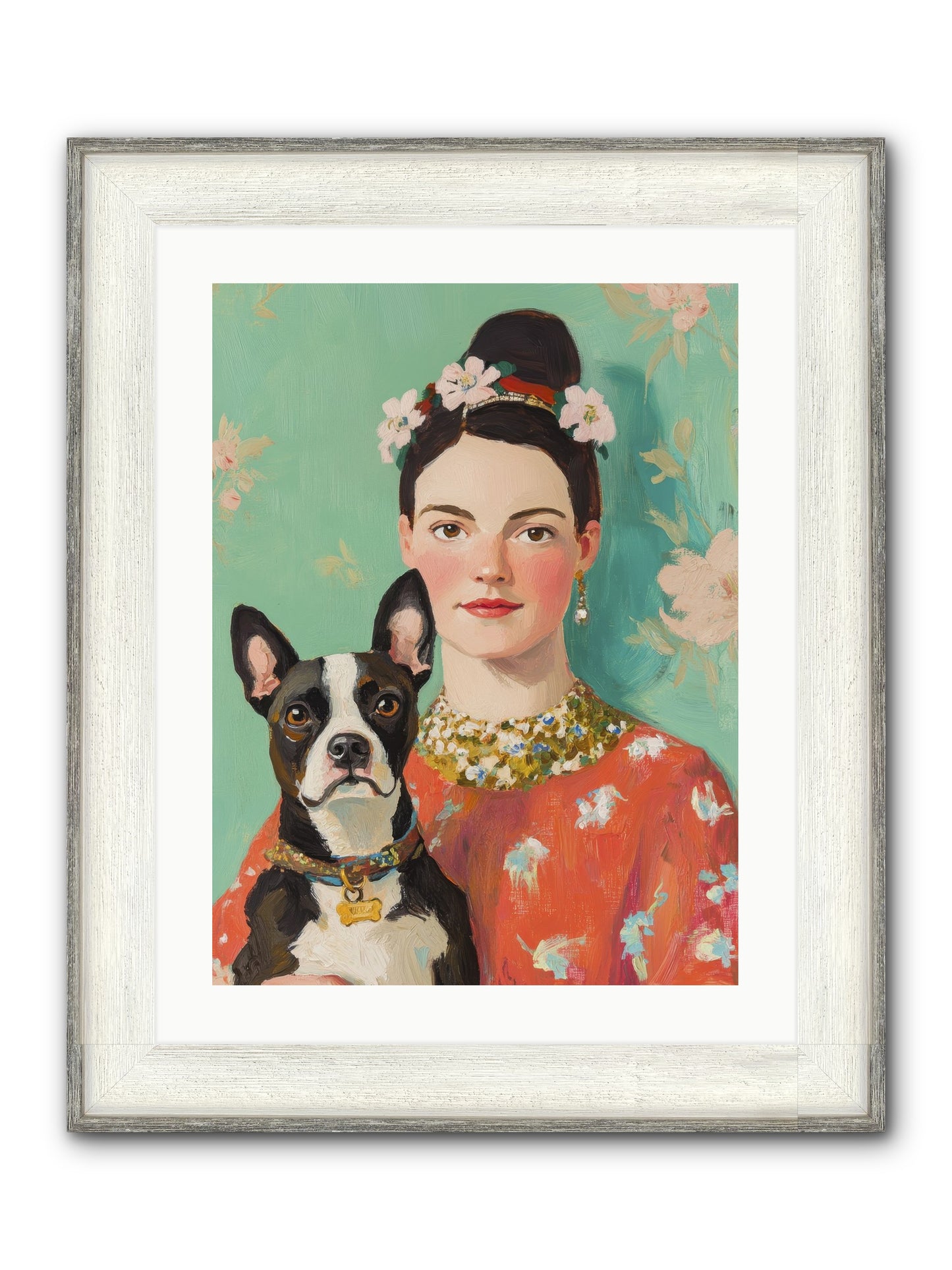 Riddle Me This Love Framed Print - Driftwood White 18x24