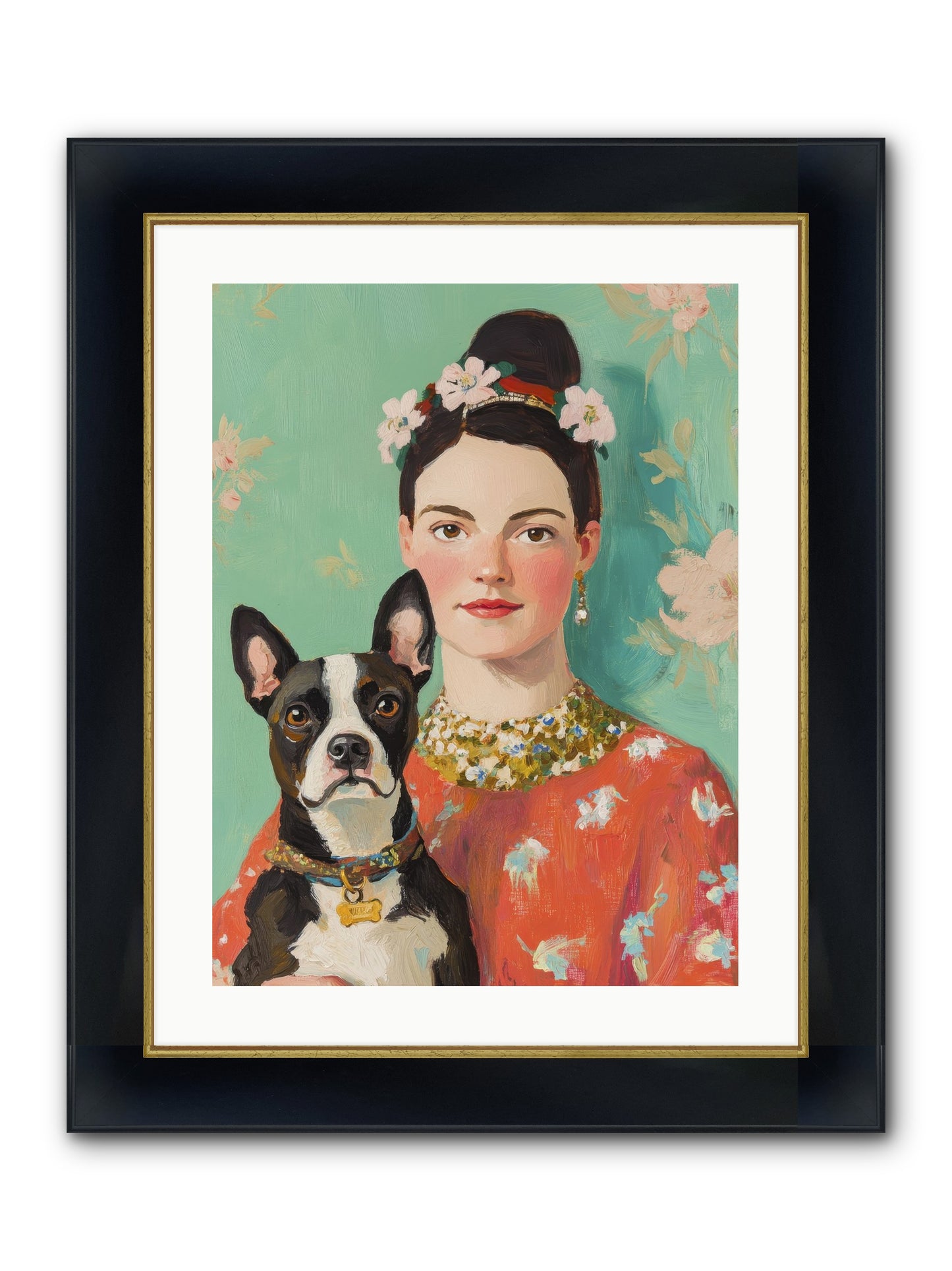 Riddle Me This Love Framed Print - Wide Black w/Gold 18x24