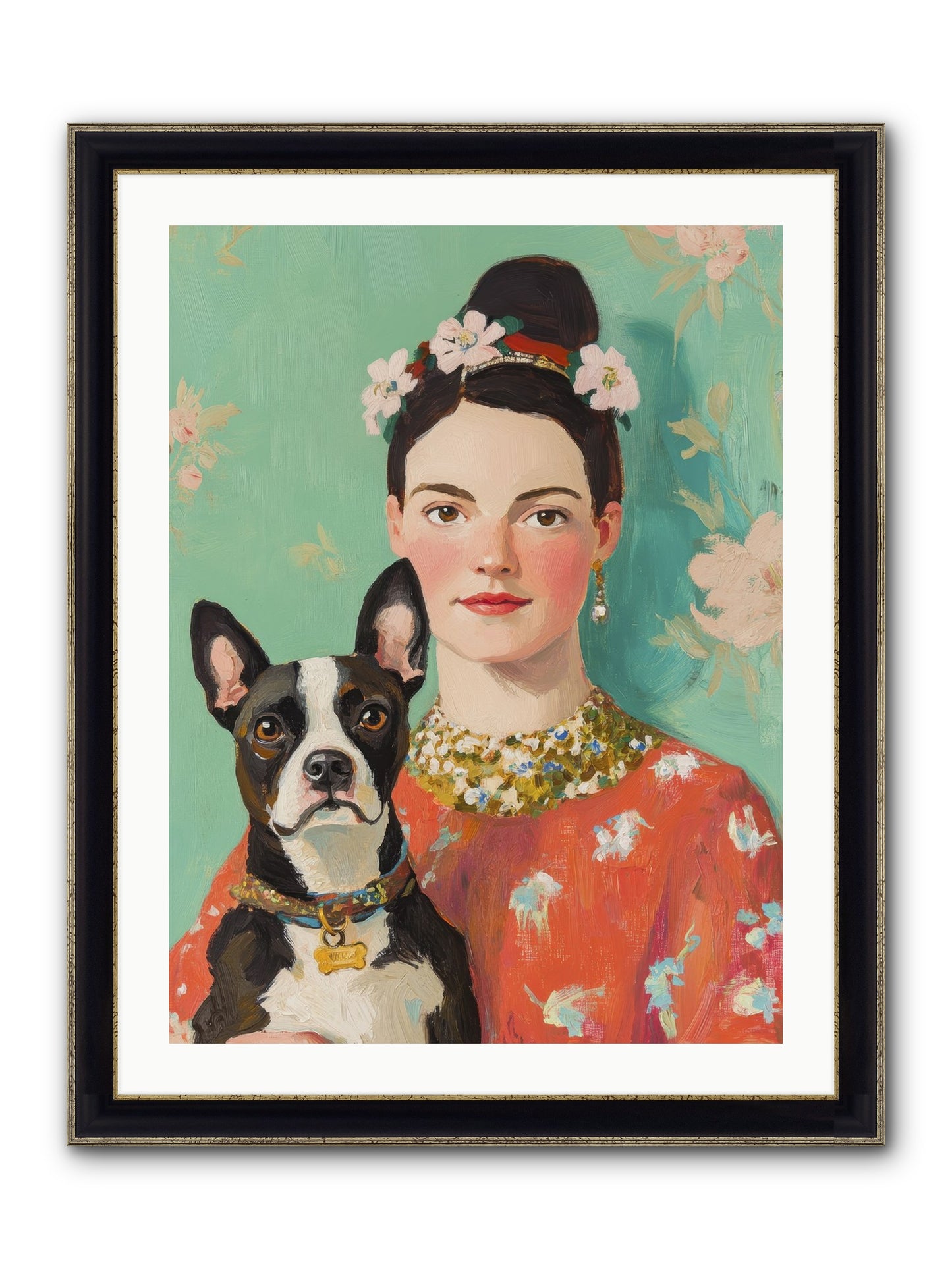 Riddle Me This Love Framed Print - Black & Gold 24x32