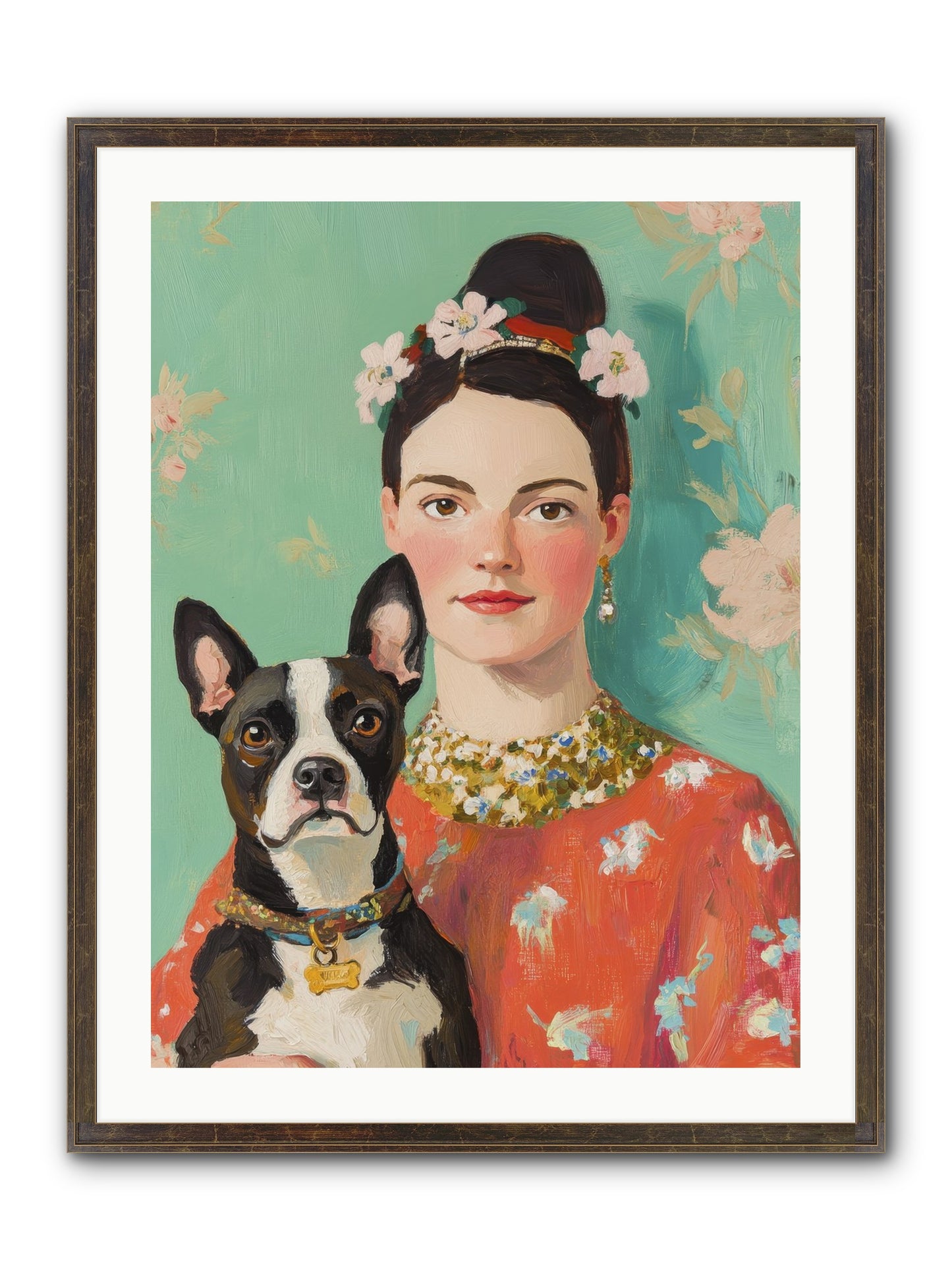 Riddle Me This Love Framed Print - Slimwoods Black/Gold 24x32