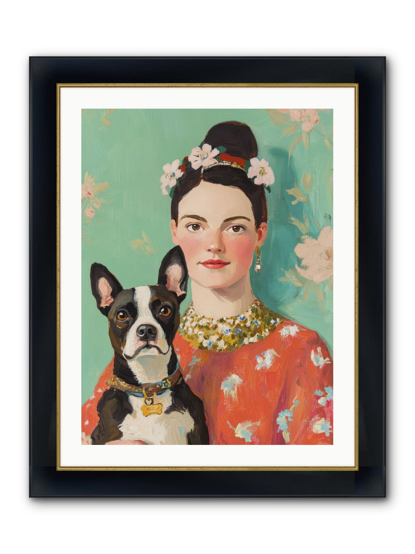 Riddle Me This Love Framed Print - Wide Black w/Gold 24x32