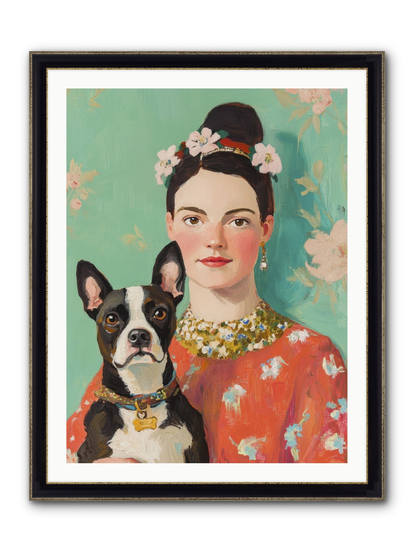 Riddle Me This Love Framed Print - Black & Gold 30x40