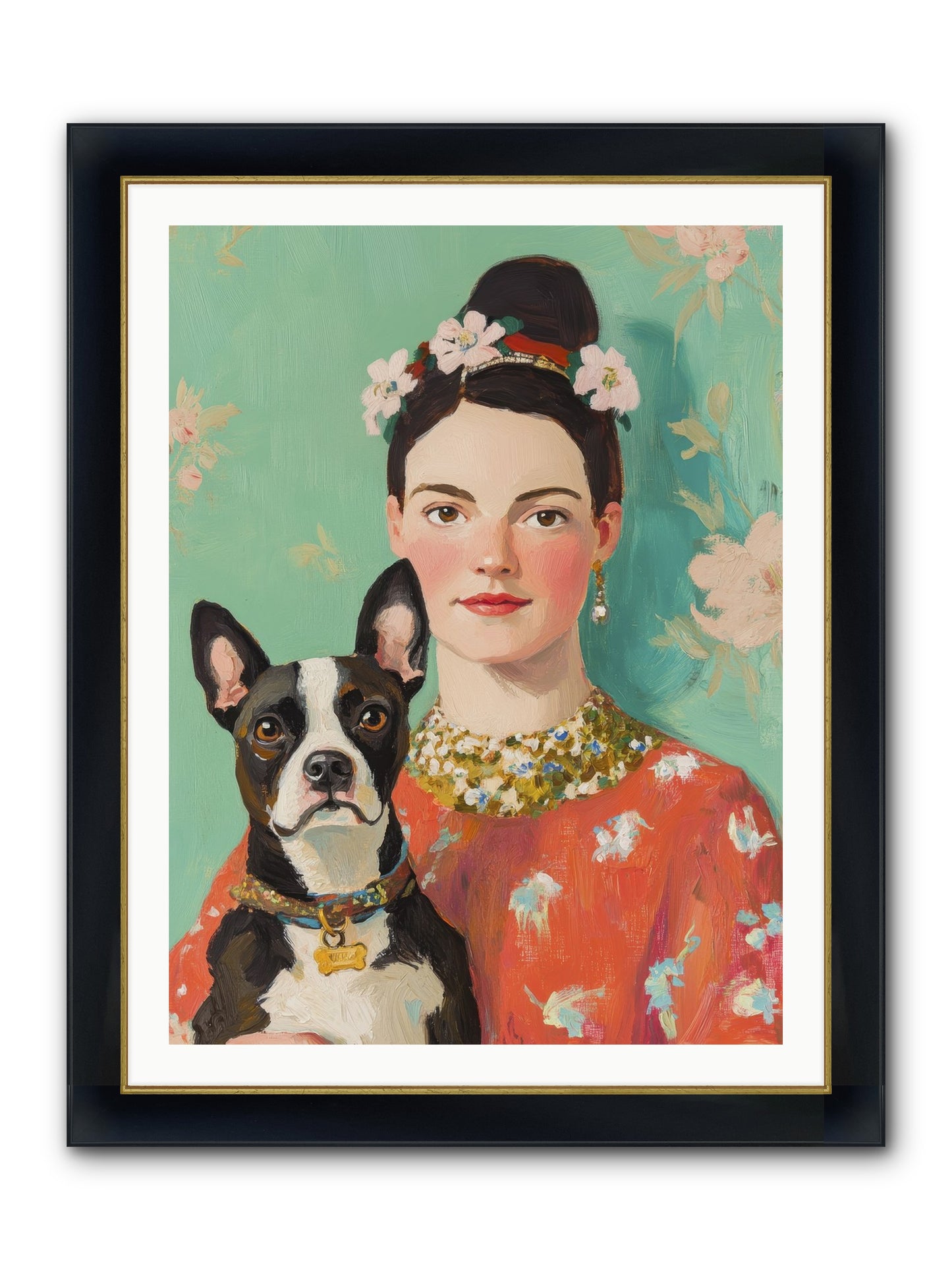 Riddle Me This Love Framed Print - Wide Black w/Gold 30x40