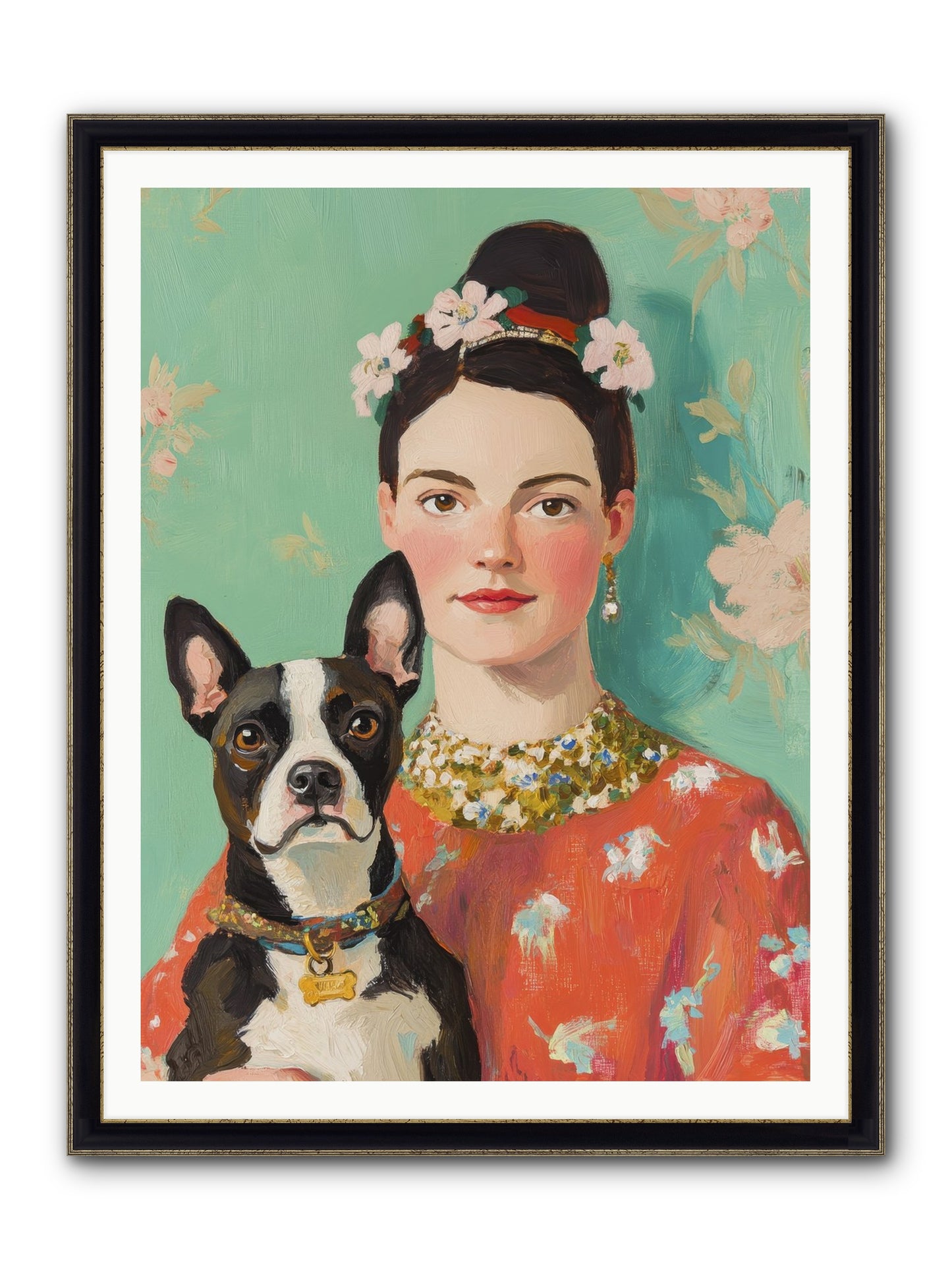 Riddle Me This Love Framed Print - Black & Gold 36x48