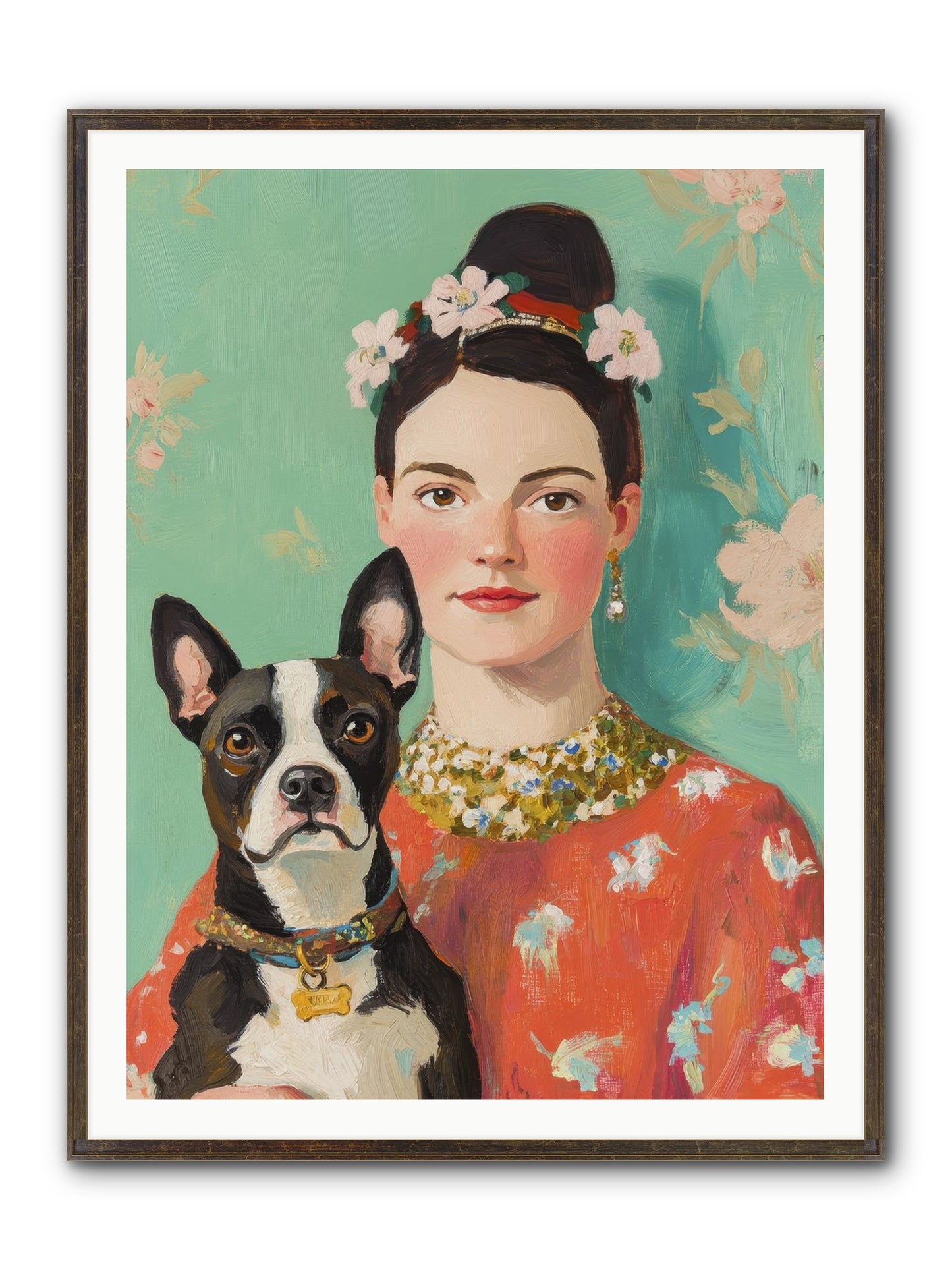 Riddle Me This Love Framed Print - Slimwoods Black/Gold 36x48